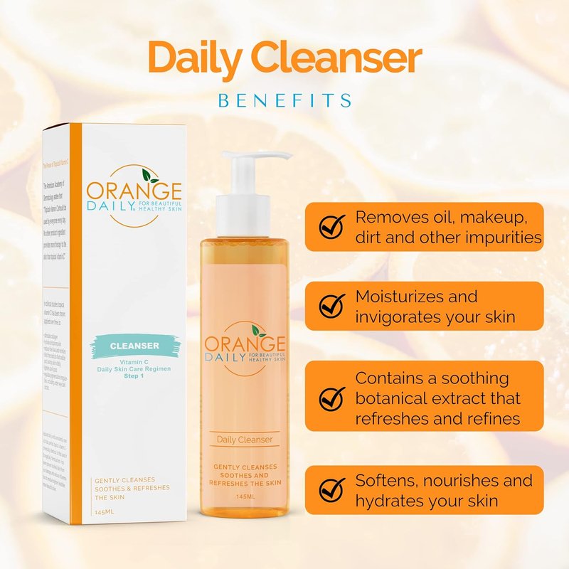 Daily Cleanser - Refreshing Formula for Silky-Smooth Skin | 8 oz
