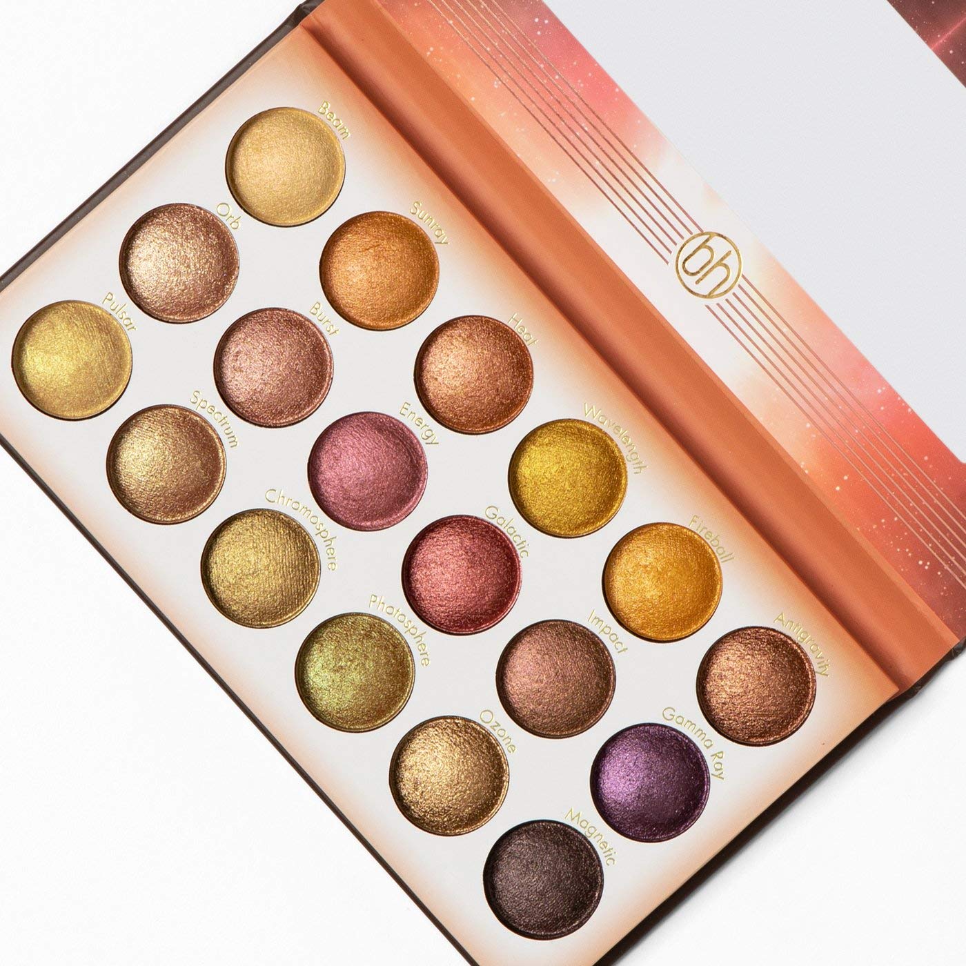 BH Cosmetics | Solar Flare 18-Color Baked Eyeshadow Palette - Vibrant Shades for Stunning Looks