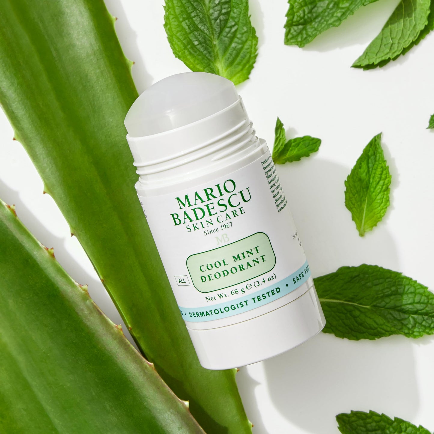 Mario Badescu Aluminum Free Deodorant for Women & Men | Baking Soda & Paraben Free | Underarm Odor Protection for All-Day Freshness | Gentle on Skin | Nourishing Botanical Blend