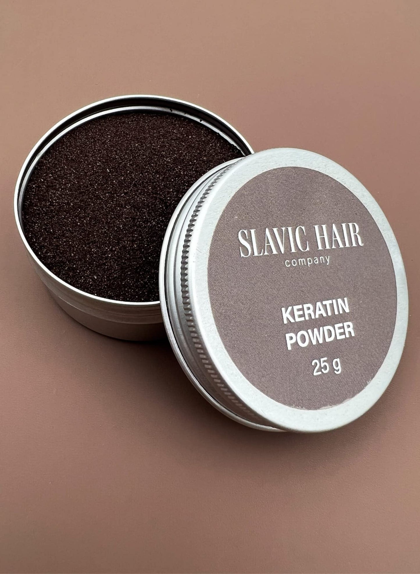 0.9 OZ Italian Keratin Glue for Hair Extensions Hot Fusion Flat/Nail/U/I Tip Powder (Dark Brown)