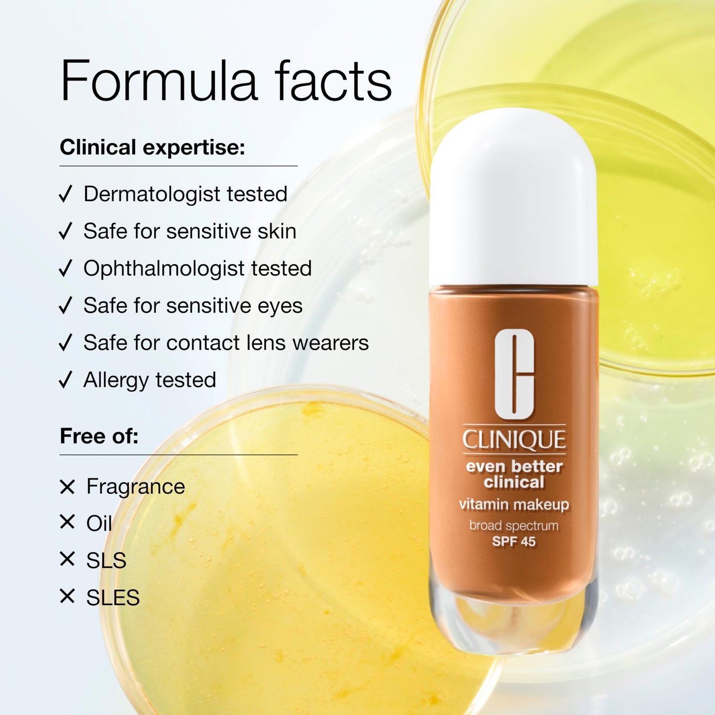 Clinique Even Better Clinical Vitamin Makeup Broad Spectrum SPF 45 With Vitamin C, Vitamin E + Vitamin B3 | Light Coverage + Vibrant Finish, Light Medium Warm 2