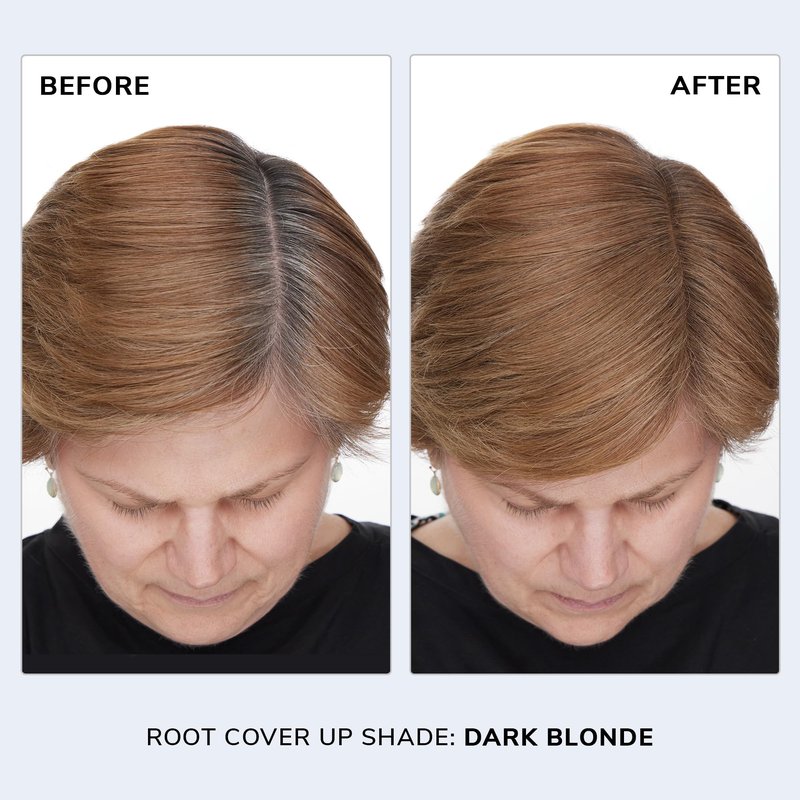 COLOR WOW Root Cover Up, Dark Blonde – Instant Grey Coverage and Highlight Touch-Up, Water and Sweat Resistant, No mess Award-Winning Formula