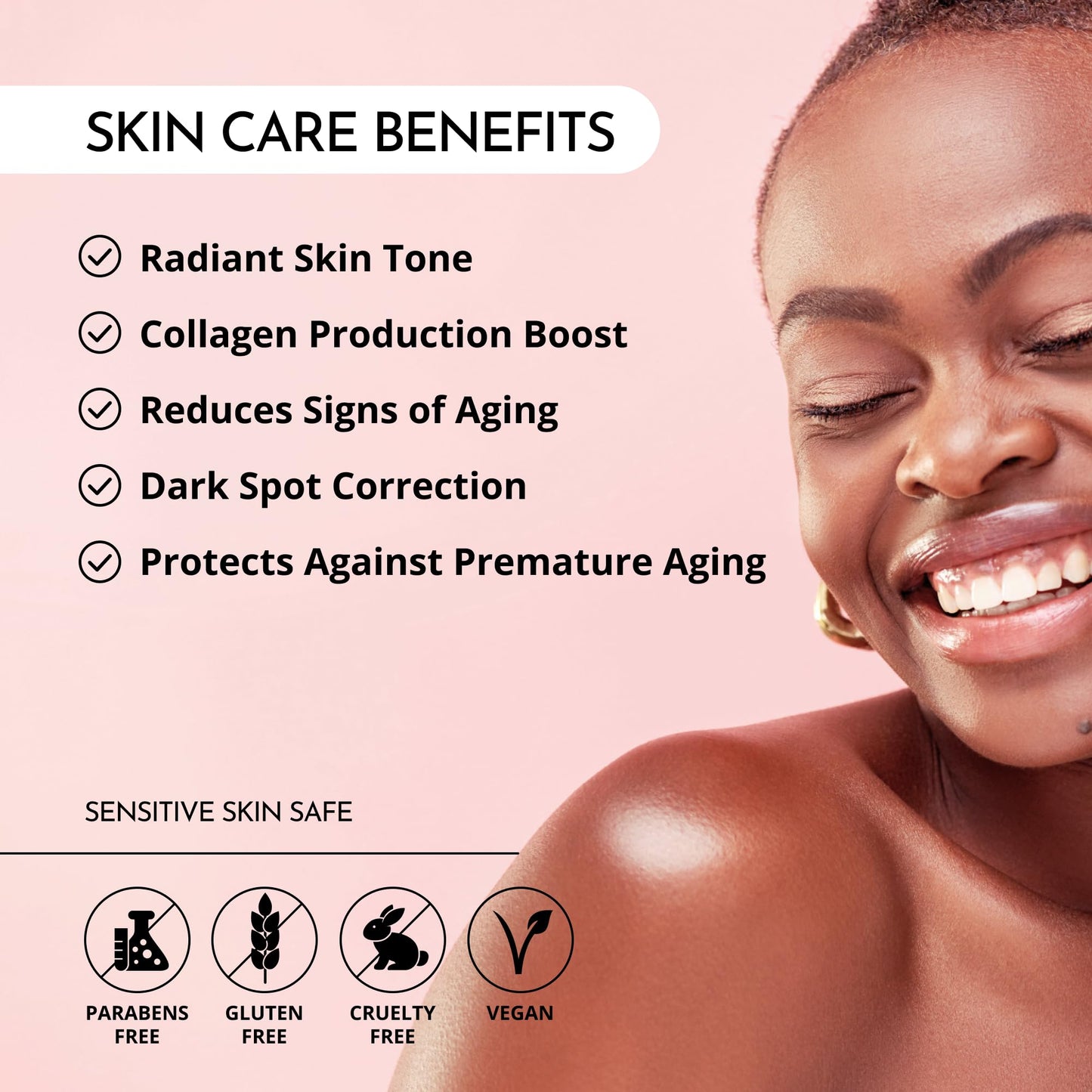 MAELOVE Glow Maker Vitamin C Serum with Vitamin E & Ferulic Acid, 1 fl oz