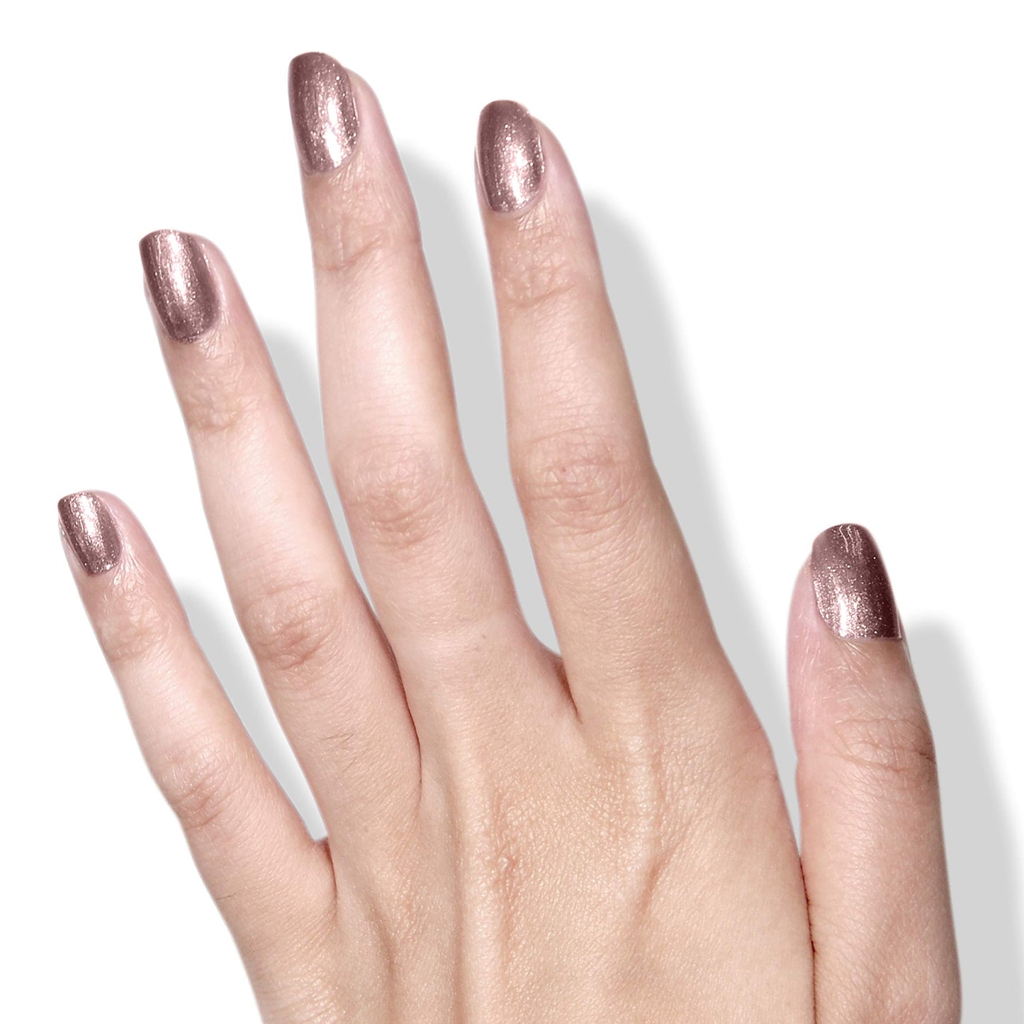 LONDONTOWN lakur Nail Polish, Nude & Brown Shades, Kissed by Rose Gold