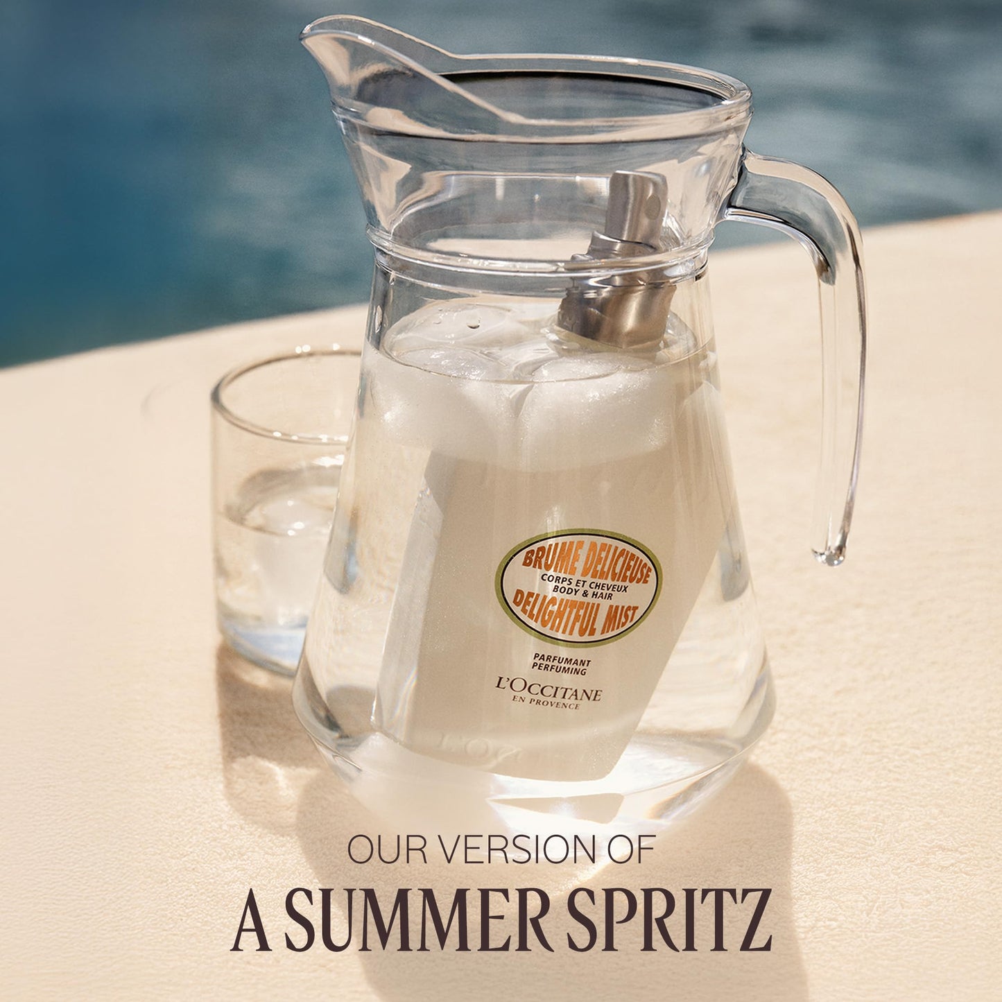 L'OCCITANE Almond Hair & Body Mist, Lightweight Fragrance Spray, Sweet Gourmand Vanilla Scent, Hydrating Glow Finish, Layering Perfume For Silky Skin