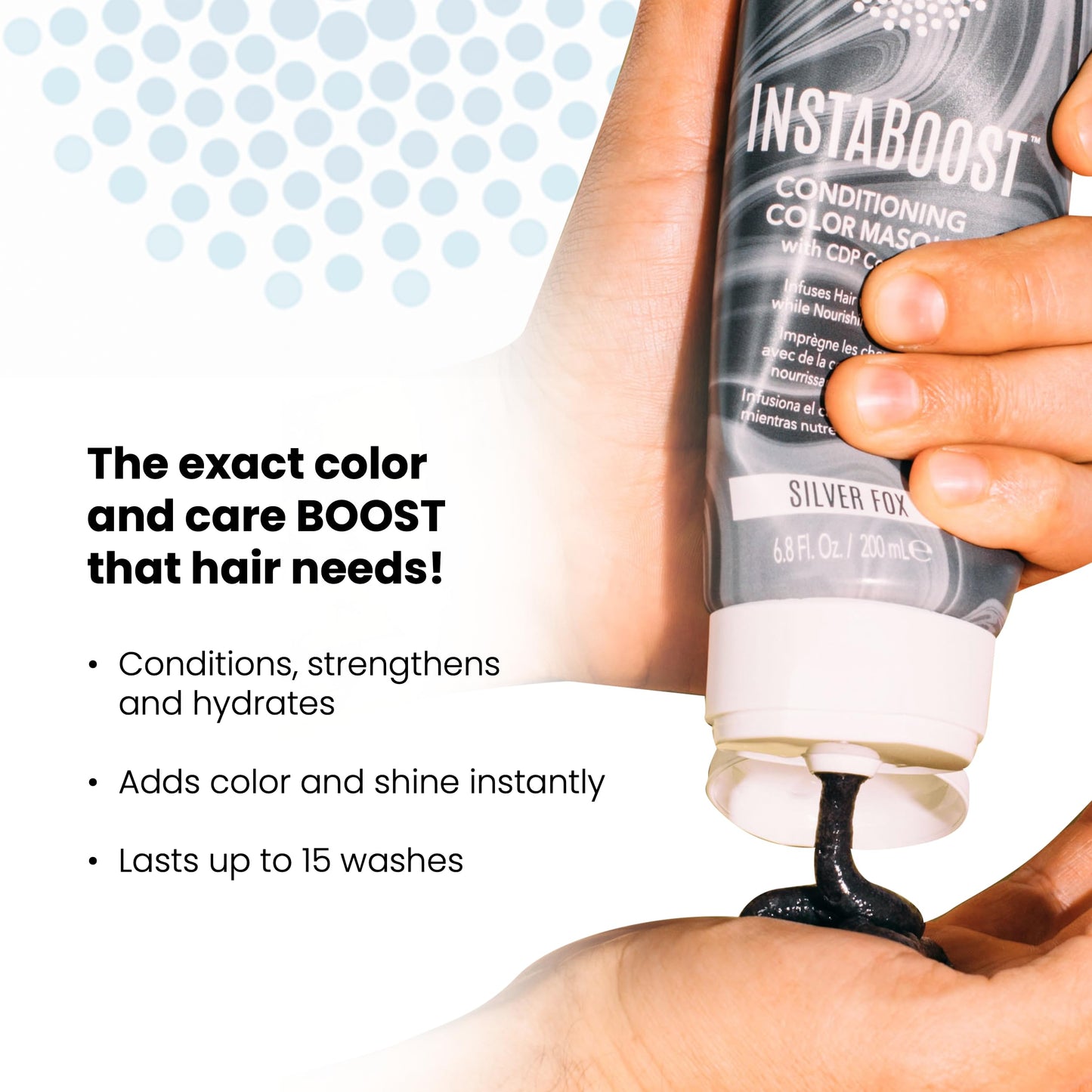 ALOXXI InstaBoost Conditioning Color Mask in Pink Please, Deposits Pink Color and Deeply Conditions Hair, 6.8 Fl Oz