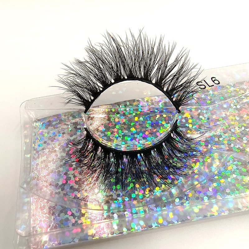 3D Faux Mink Lashes - Natural Fake Eyelashes | 16mm | 50 Pairs Bulk Pack