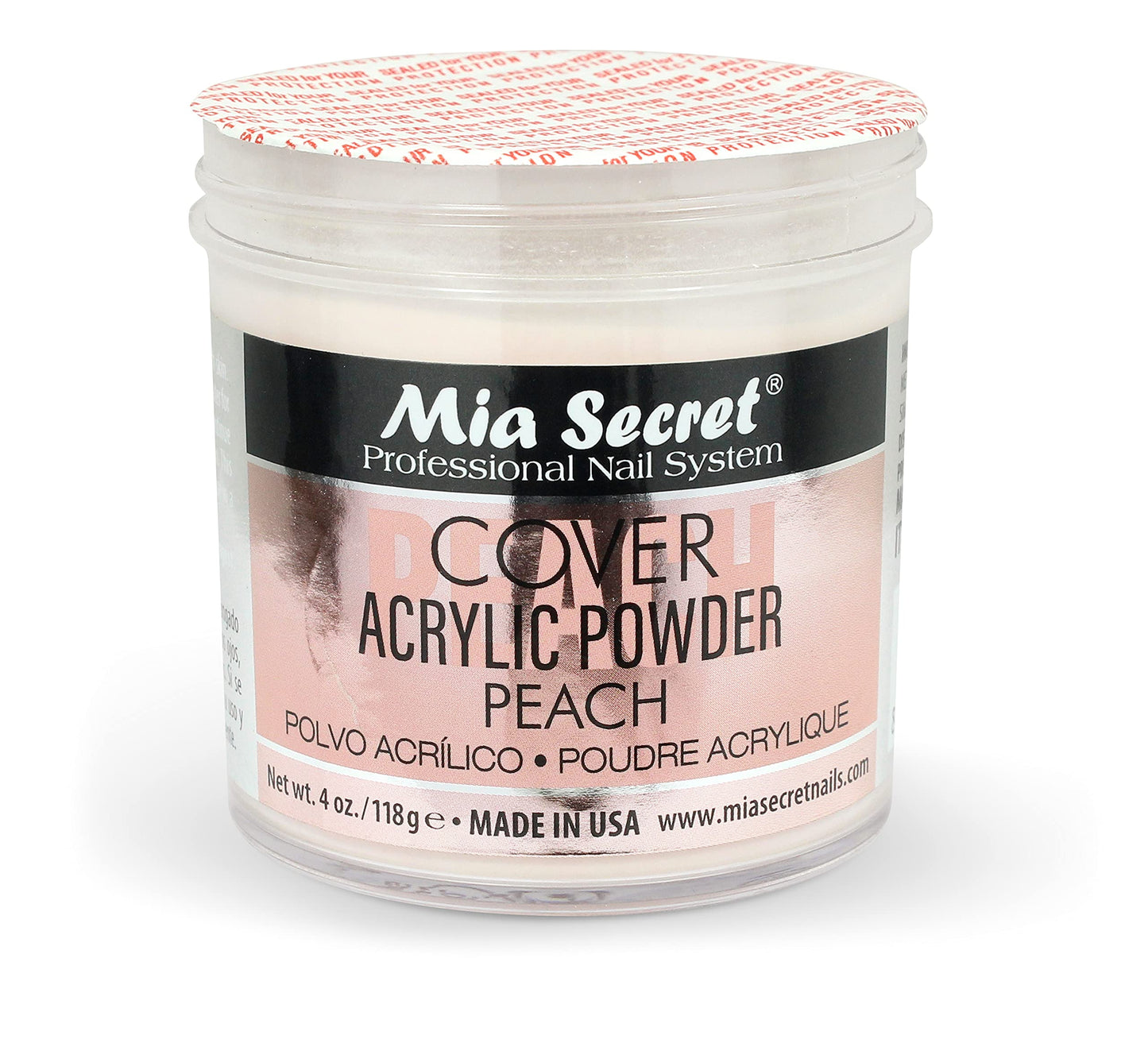 Mia Secret Acrylic Powder Cover Peach 4 oz.