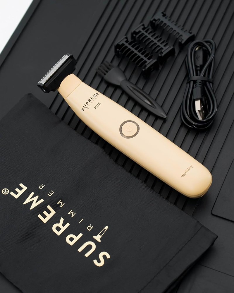Men's Ball Trimmer & Body Groomer - Waterproof, Skin-Safe Blade | USB-C Fast Charge, 90 Min Runtime