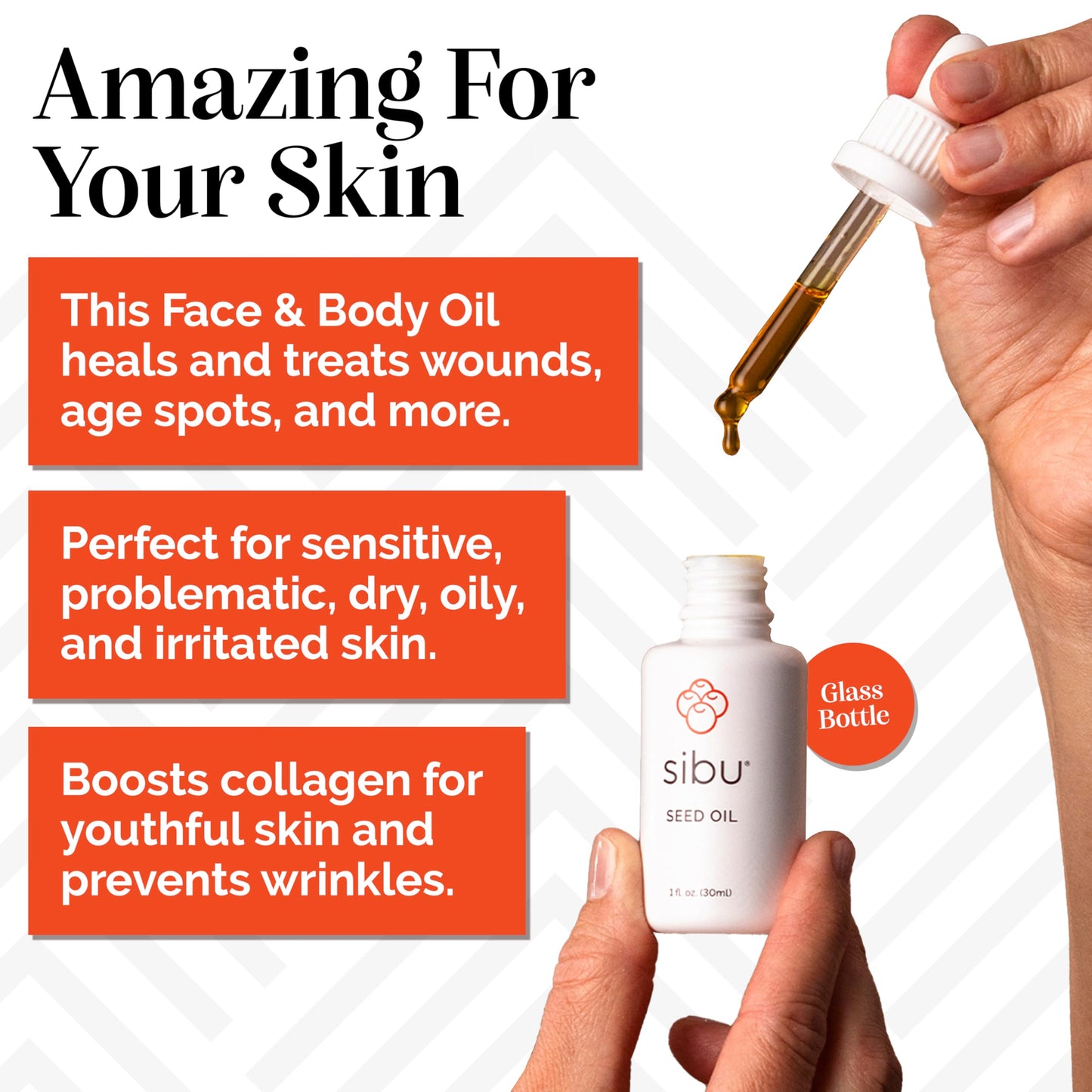 sibu Premium Himalayan Sea Buckthorn Seed Oil, USDA Organic (30ml) – Amazing for Sensitive Skin, Breakouts, & Irritation