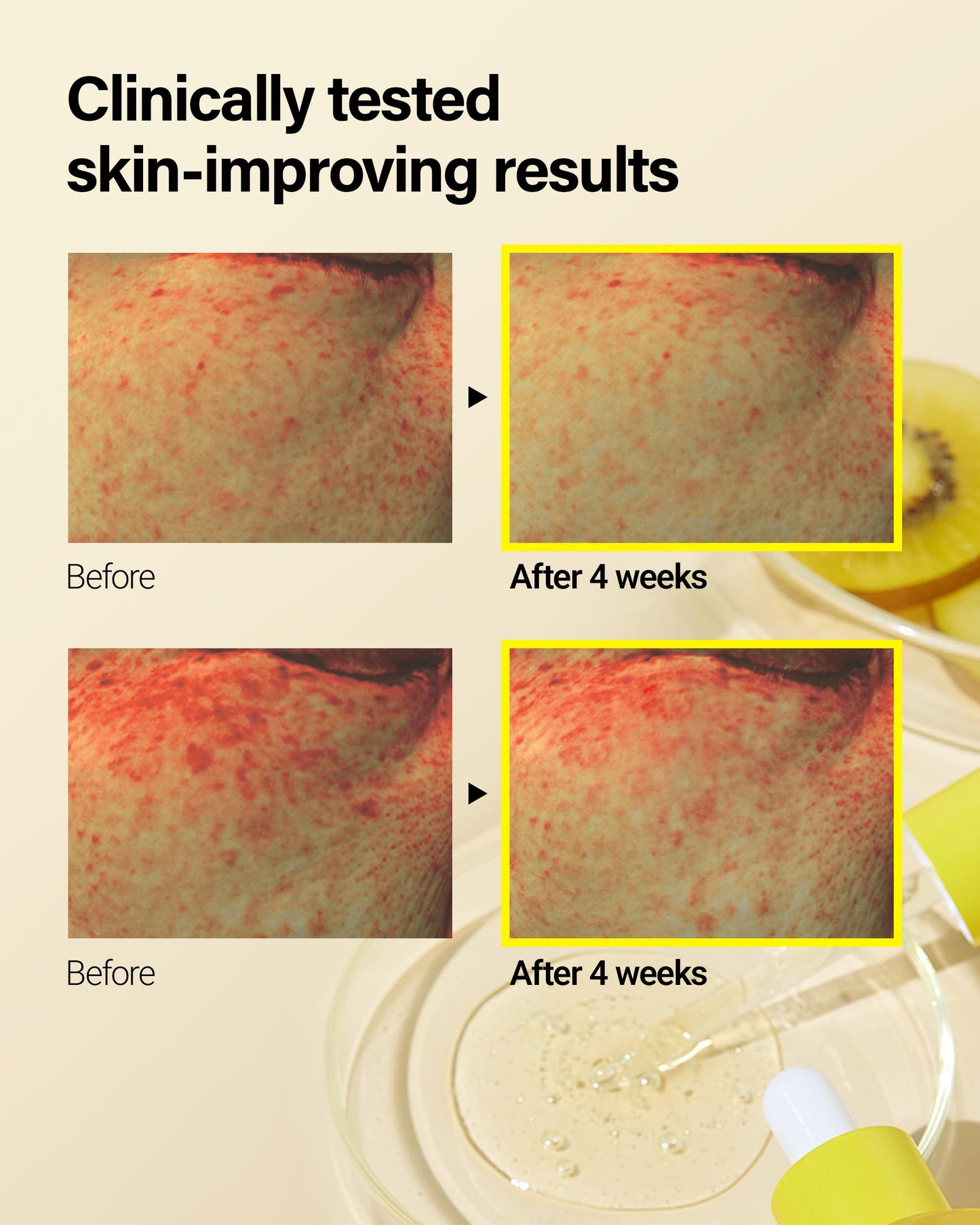 HOLIKA HOLIKA Gold Kiwi Vita C Plus Skincare Set – Korean Vitamin C Serum Duo with Antioxidant-Rich Gold Kiwi Extract, Radiance-Enhancing Formula for Dewy, Healthy-Looking Skin, 1.52 fl.oz.