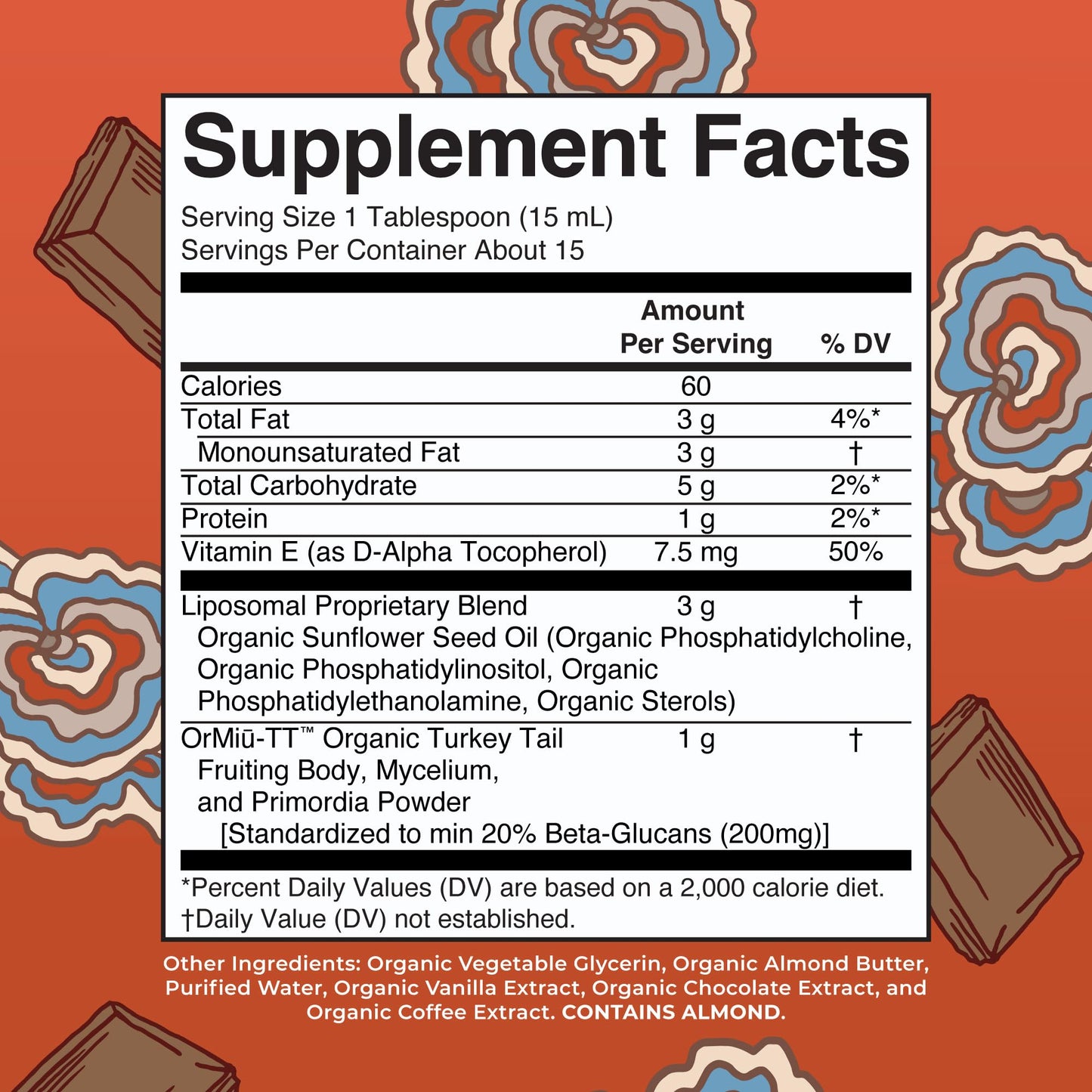 MaryRuth Organics Turkey Tail Mushroom Liposomal (Chocolate Fudge) & Hair Growth MAX (Almond Cookie) | Clean Label Project Verified® | Vitamins for Immunity & Beauty | Vegan, Gluten-Free