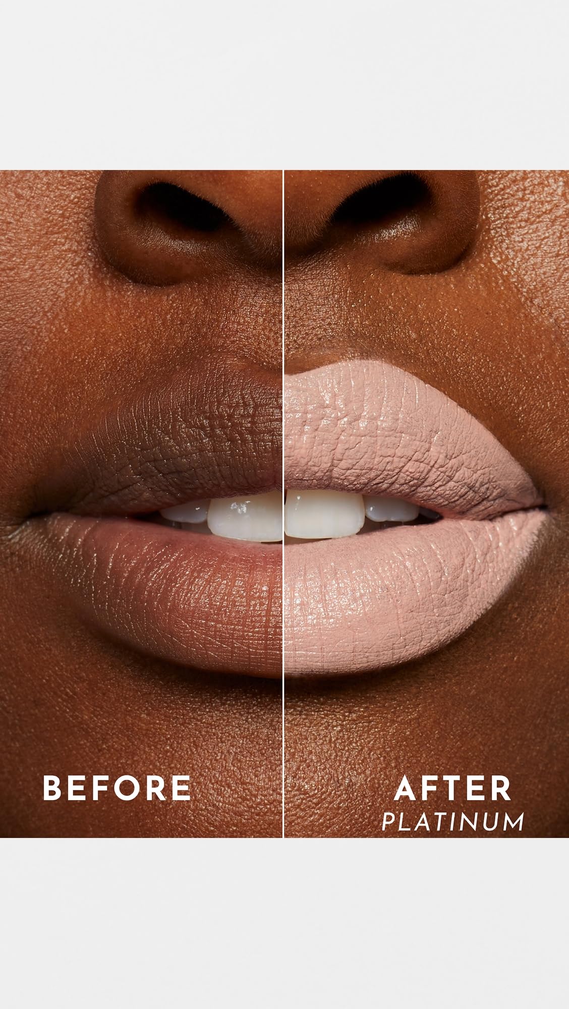 Lawless Women's Forget the Filler Lip-Plumping Line-Smoothing Satin Cream Lipstick, Platinum, 0.1 Ounce