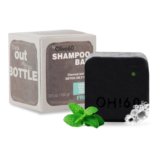 Shampoo Bar Chamomile Honey - Gentle & Non-Irritating | Hair Care- Moisturizes & Hydrates Dry Hair | Organic Shampoo wirh Olive, Argan, Macadamia Oil | Sulfate & Paraben Free | OLIVA 60