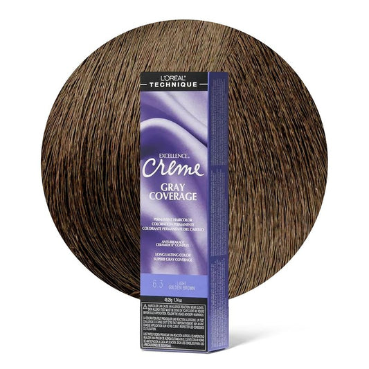 L'Oréal Technique Excellence Crème Hair Color - Long-Lasting No-Drip Formula | Superior Gray Coverage for All Hair Types