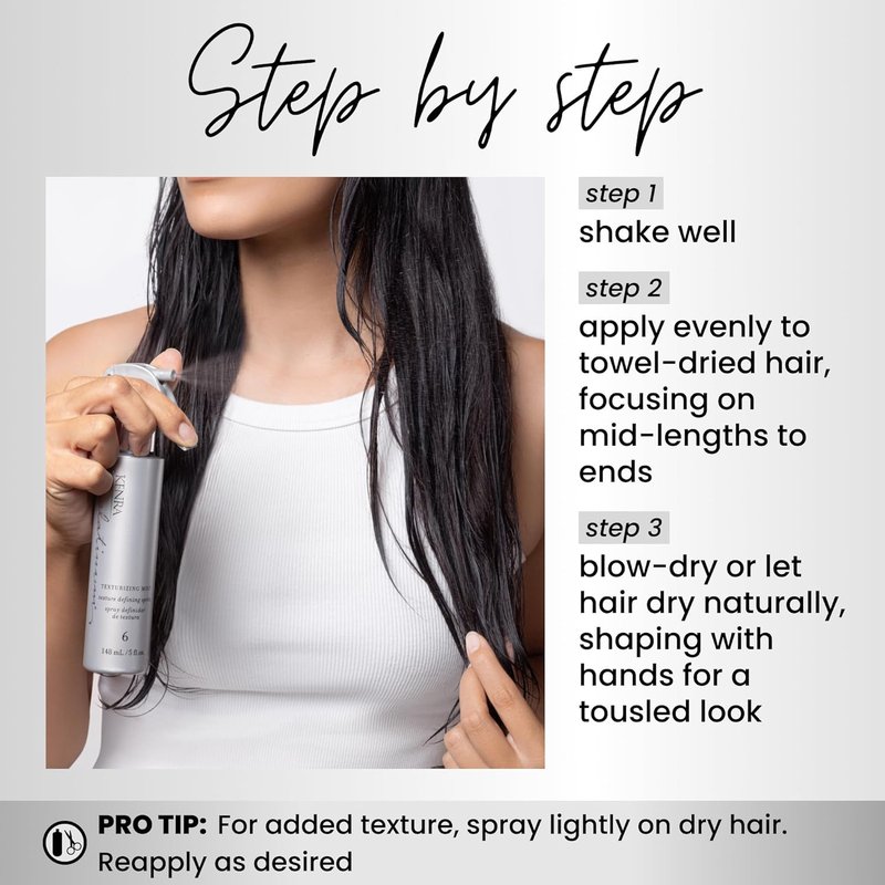 Kenra Platinum Texturizing Mist 6 - Texture Defining Spray for All Hair Types | Humidity Protection & Flake-Free Formula