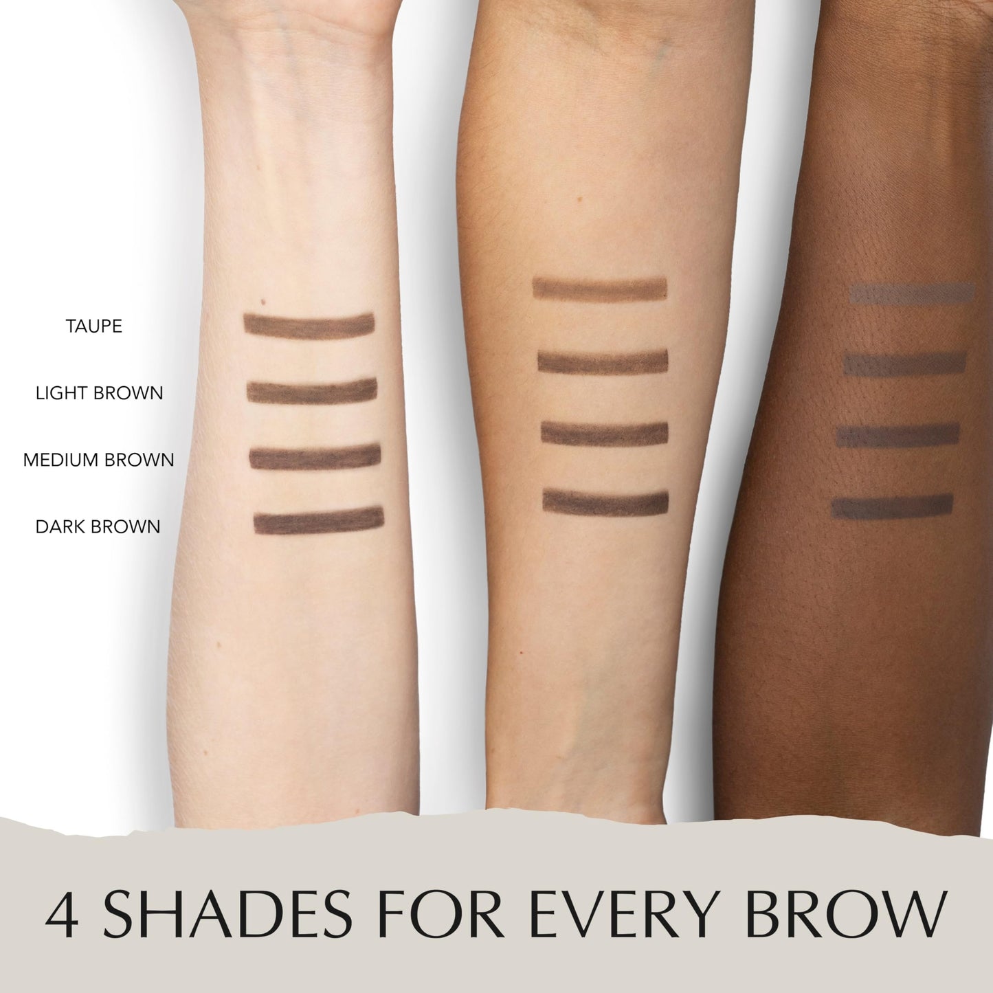 Xtreme Lashes Arch Defining Brow Pencil, Taupe, Waterproof, Smudge-Proof, Long-Lasting Makeup, Vegan, Angled Tip Eyebrow Pencil with Spoolie Brush
