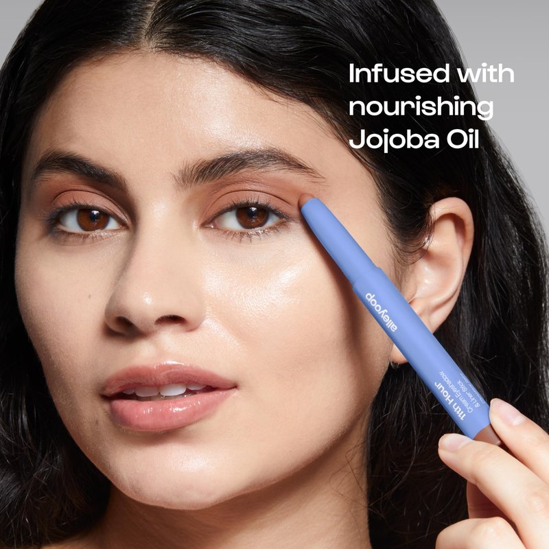 ALLEYOOP 11th Hour Waterproof Cream Eyeshadow Stick – Long-Lasting Eye Shadow Pencil & Eyeliner, Cream to Powder Stick & Highlighter – Smudge-Proof Eyeshadow Matte, Cinnamon Brown Matte