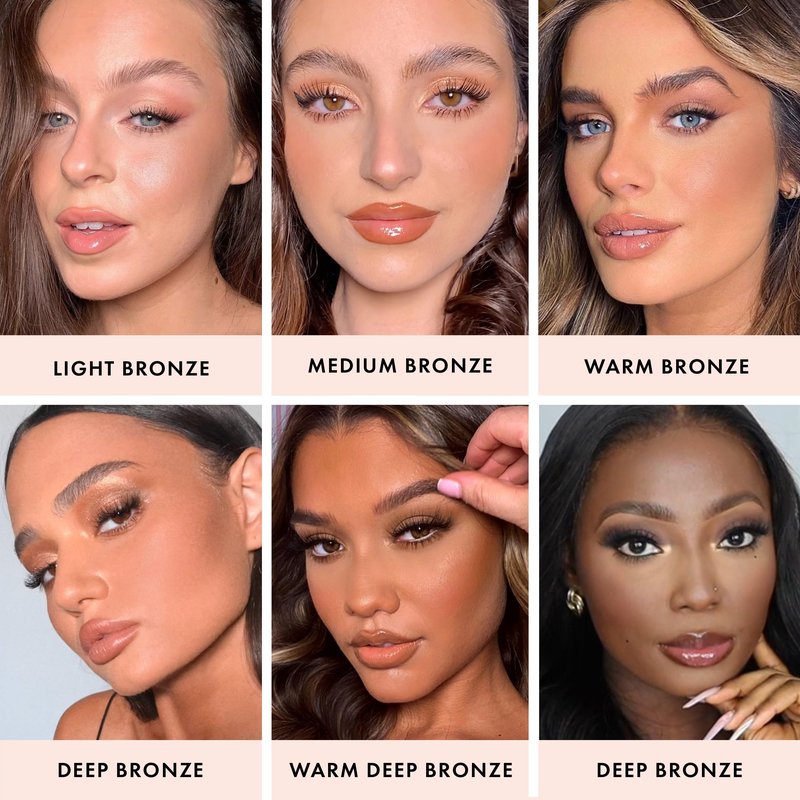 ICONIC LONDON Ultimate Bronzing Powder | Silky Powder, Flawless Matte Finish Bronzer Cruelty-Free, Vegan Makeup, (Medium Bronze) 0.59 oz