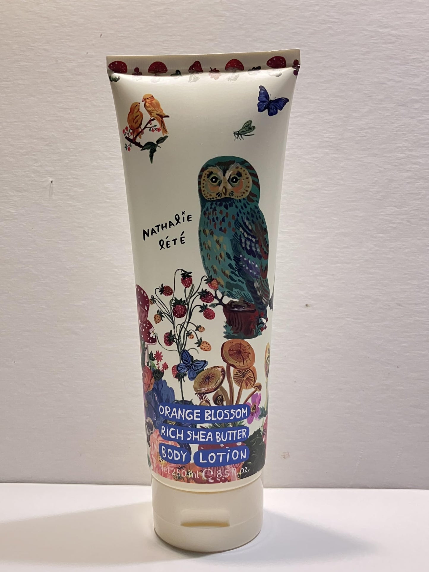 Heathcote & Ivory Nathalie Lete Orange Blossom Body Lotion Forrest Folk Owl 8.5oz