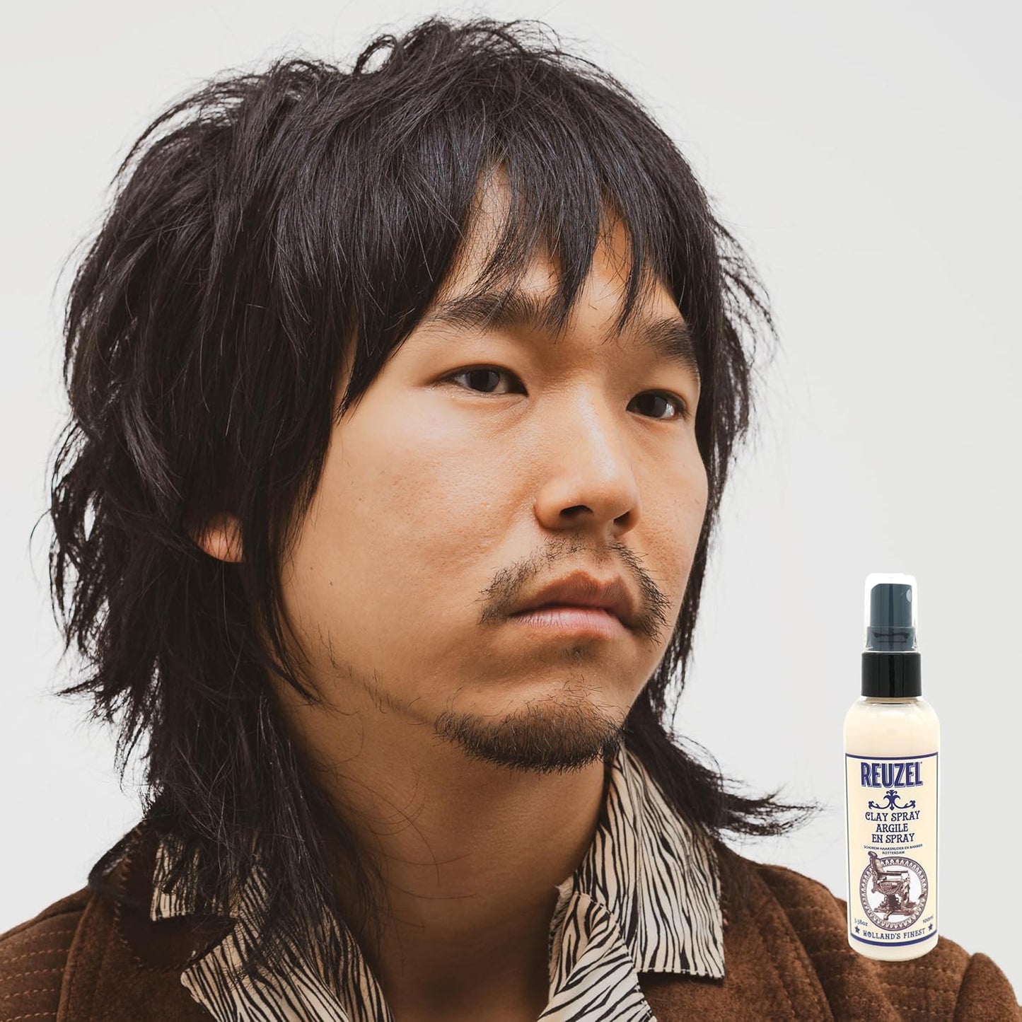 Reuzel Clay Hairspray for Men - Strong Hold, Matte Finish | 8 oz