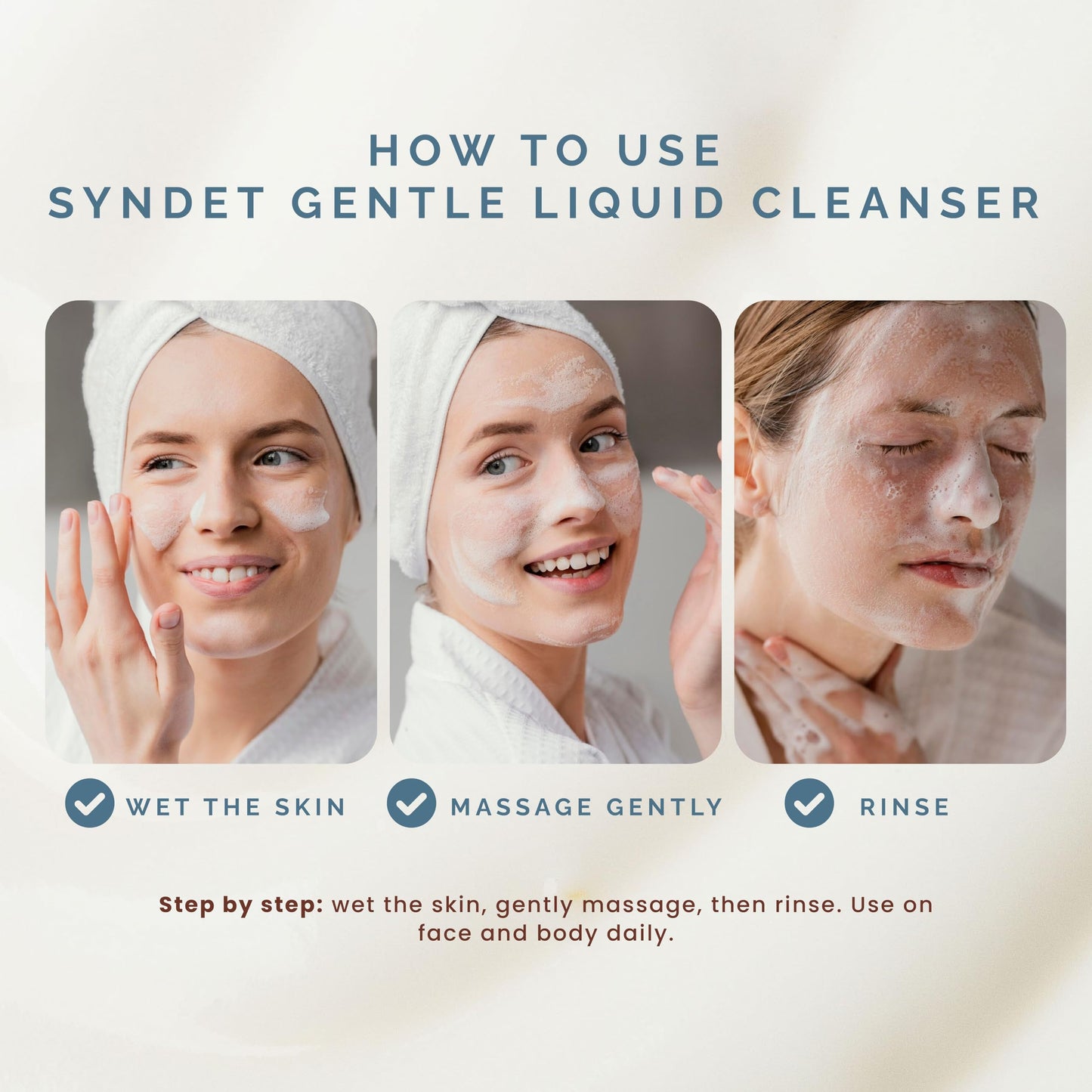 Pili Natural Syndet - Gentle Skin Cleanser with Oatmeal and Aloe Vera - Hypoallergenic cleanser for sensitive skin - 8.4 Fl.oz (Pack of 2)