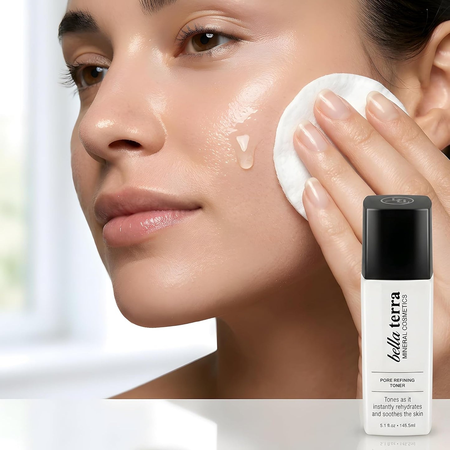 Bellaterra Cosmetics Toner - Hydrating Astringent with Salicylic Acid & Coconut Water | Pore-Refining for All Skin Types