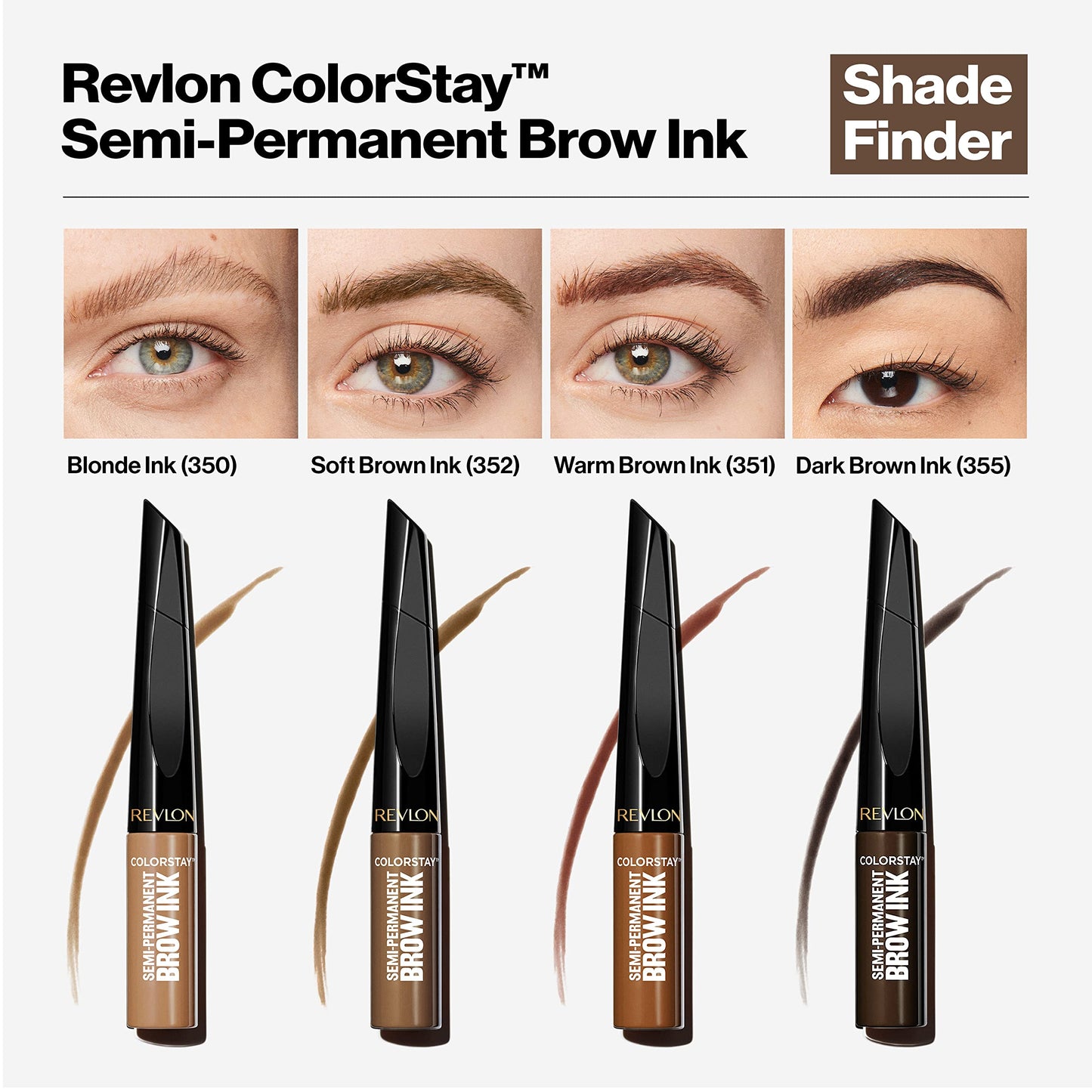 Revlon ColorStay 5-in-1 Semi-Permanent Brow Ink with Spoolie Brush