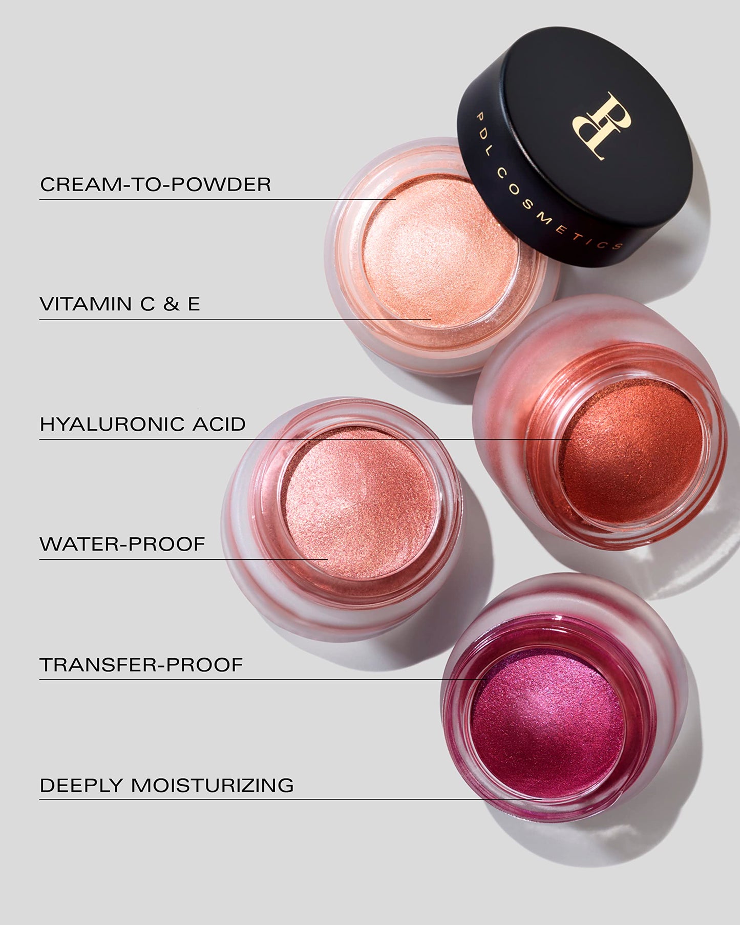 PDL Cosmetics by Patricia De León | Exotic Hyponic Cream Eyeshadow (Confident Copper) | Highly Pigmented Cream-to-Powder Copper Metallic Eye Makeup for Instant Shimmer | Long-Lasting Moisturizing Formula | Vegan | .16 oz