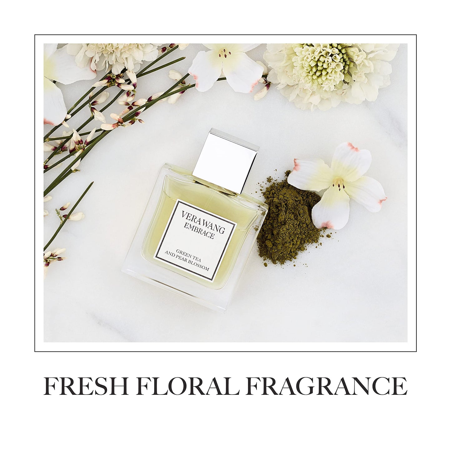 Vera Wang Embrace Green Tea and Pear Blossom Body Mist 8.1 fl oz (Pack of 1), Notes of Earthiness, Peony, and Sandalwood, Women's Fragrance, Long Lasting, Everyday Fragrance