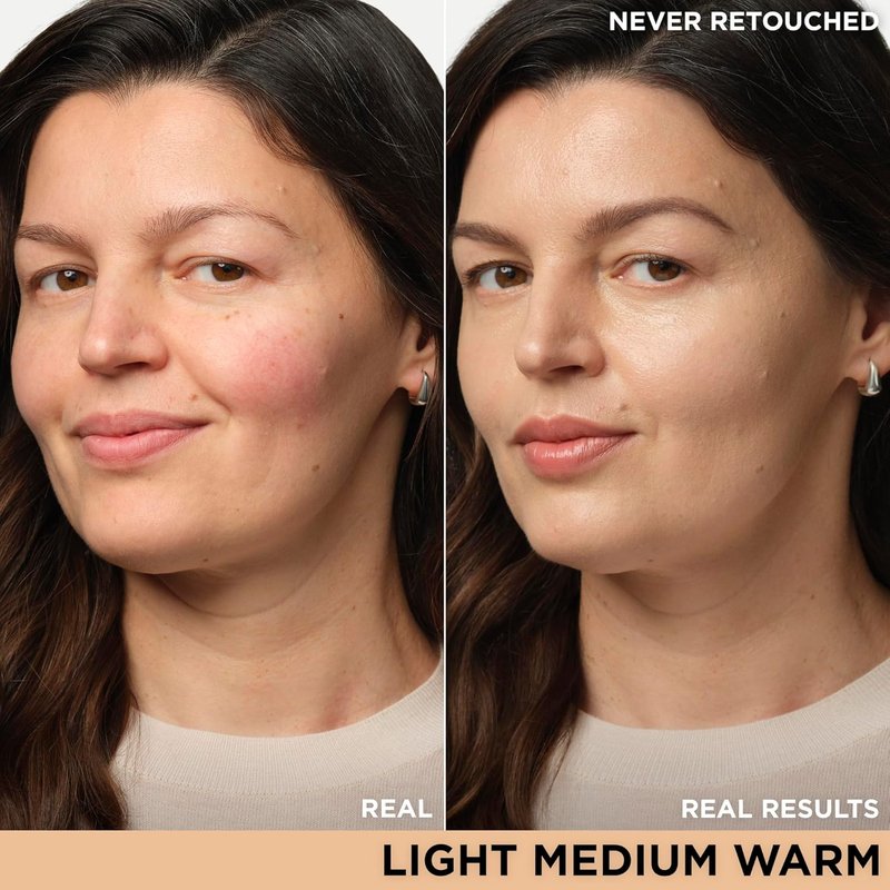 IT Cosmetics CC+ Cream SPF 50+ | Full Coverage Foundation & Radiant Concealer Set - Light Medium Warm