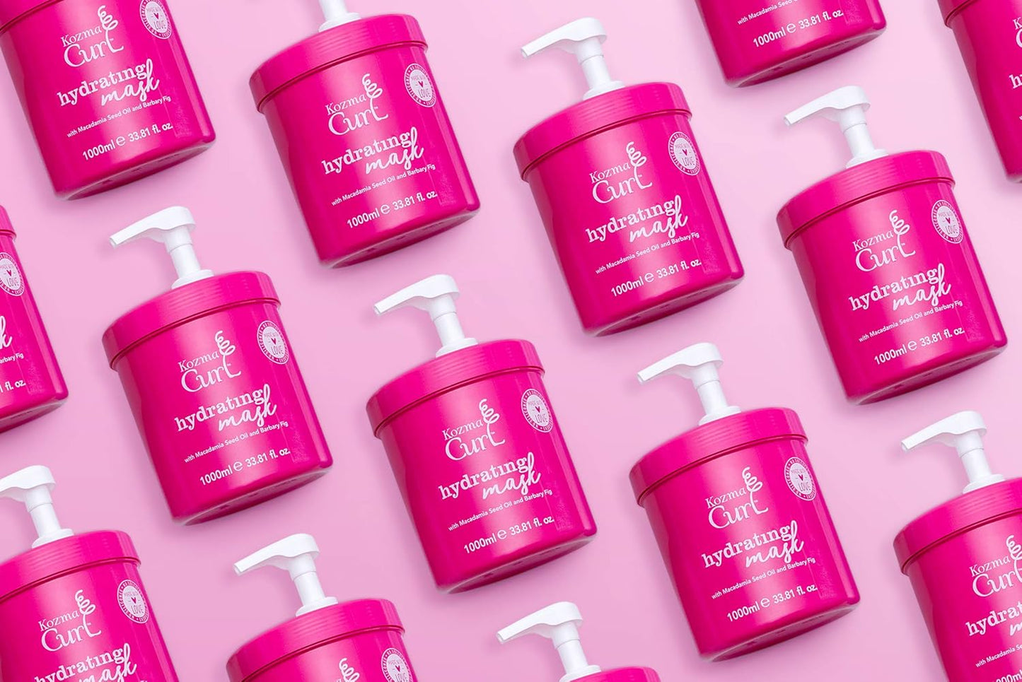 Hydrating Mask for Curly Hair - Professional 33.8 fl oz | Silicone-Free, Suitable for All Curl Types