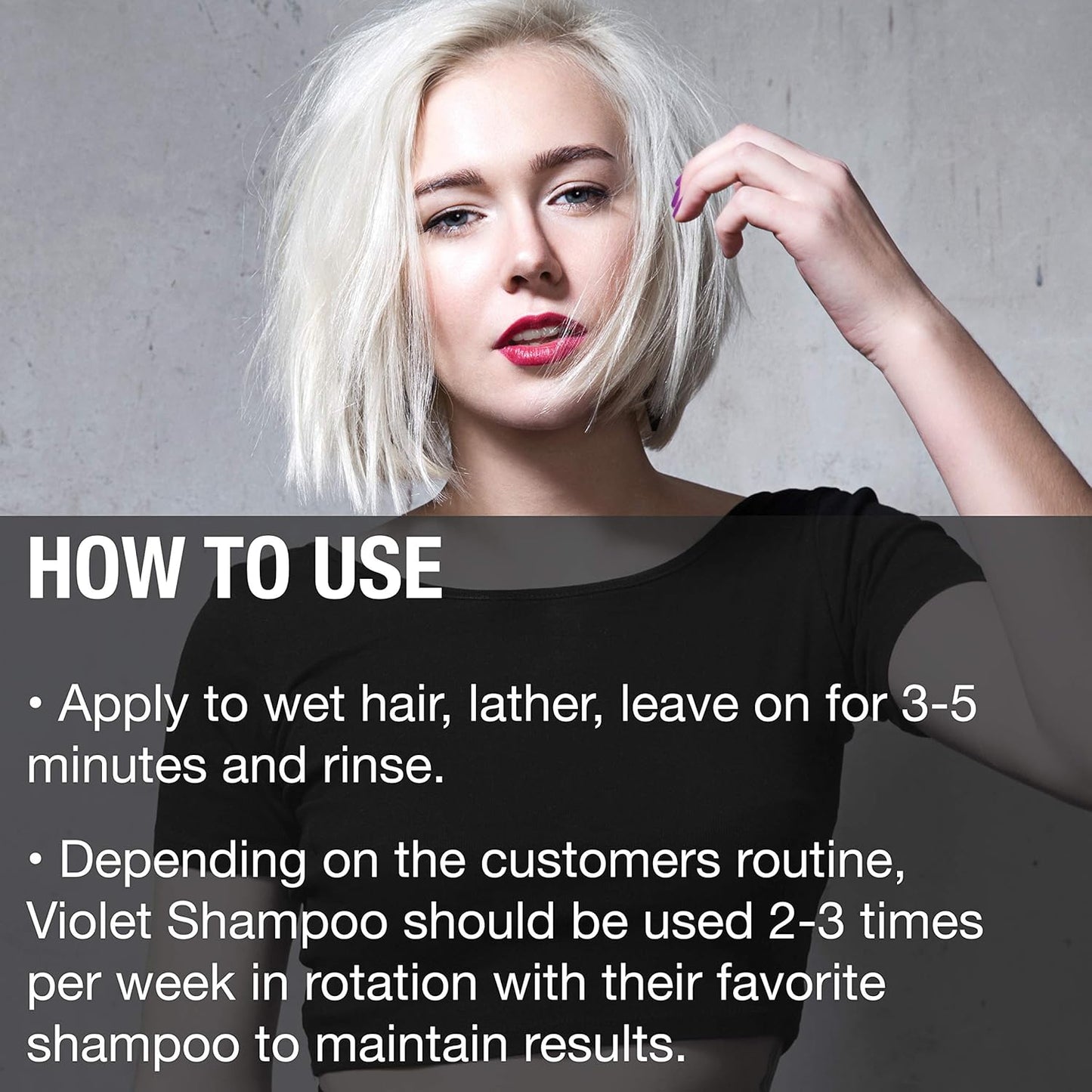 Violet Toning Shampoo for Blonde, Gray & White Hair - 10oz | Enhances Color & Shine