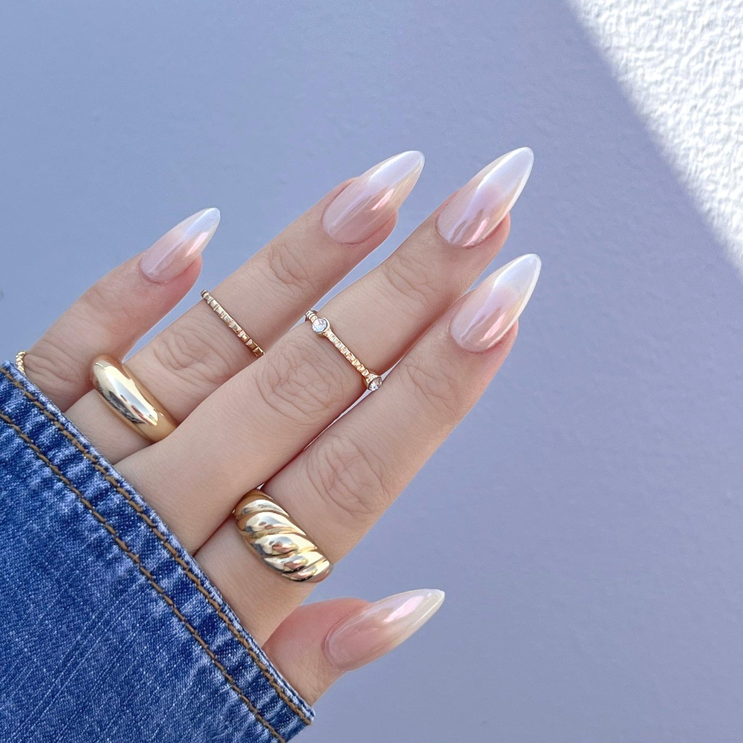 Daily Charme Chrome Effect No-Wipe Top Coat Gel Polish 15ml, High Gloss, Special Formula For Smooth Glazed Mirror Chrome Finish Long Lasting, Soak Off, Home DIY/Nail Art Salon Manicure