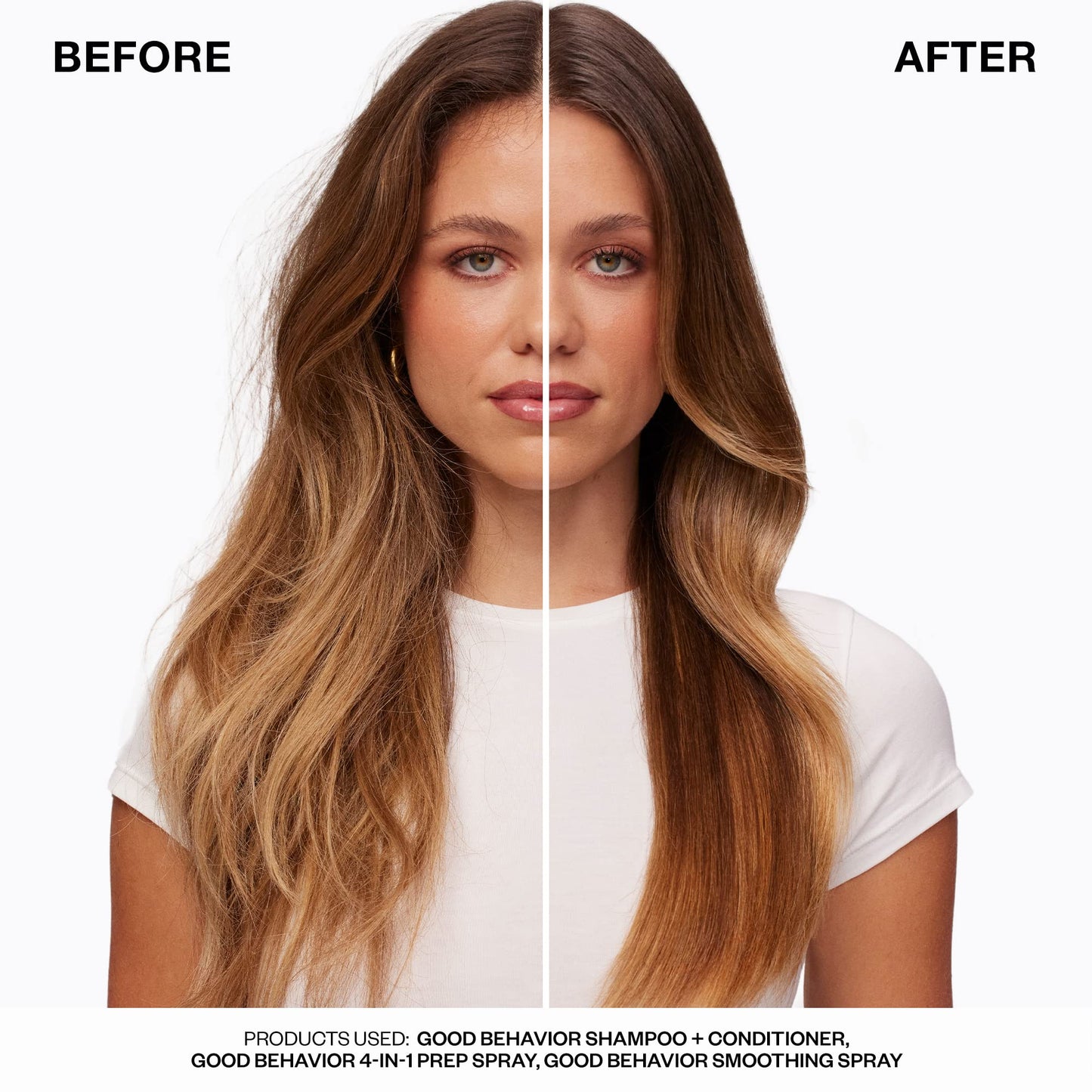 IGK GOOD BEHAVIOR Ultra Smooth Conditioner | Frizz Control + Hydrates + Shine | Vegan + Cruelty Free | 8 Oz