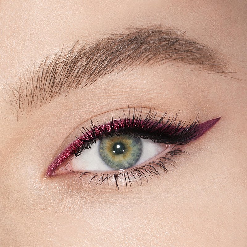 Charlotte Tilbury Magic Eyeliner - Waterproof Eyeliner Pencil with Matte & Metallic Finishes - Creamy, Blendable Formula with Up to 16HR Wear - Smudge & Humidity Proof - Mesmerizing Maroon
