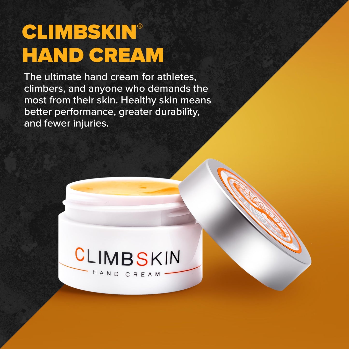 Climbskin Hand Cream - For Dry + Active Hand Repair & Hydration - Fast Absorbing, Non-Greasy - Helps With Cracks & Sweating - 1 oz – Great for Sports like Climbing, Weightlifting, Gymnastics