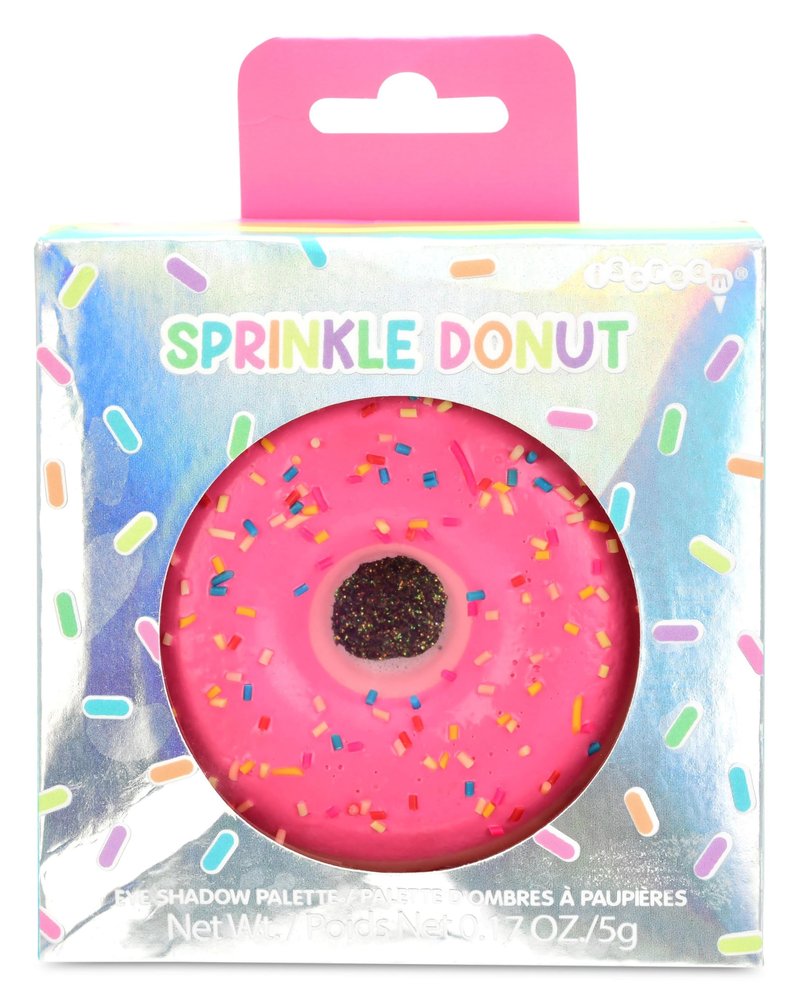 iscream Sprinkle Donut Shaped Glitter Eyeshadow Palette Collection