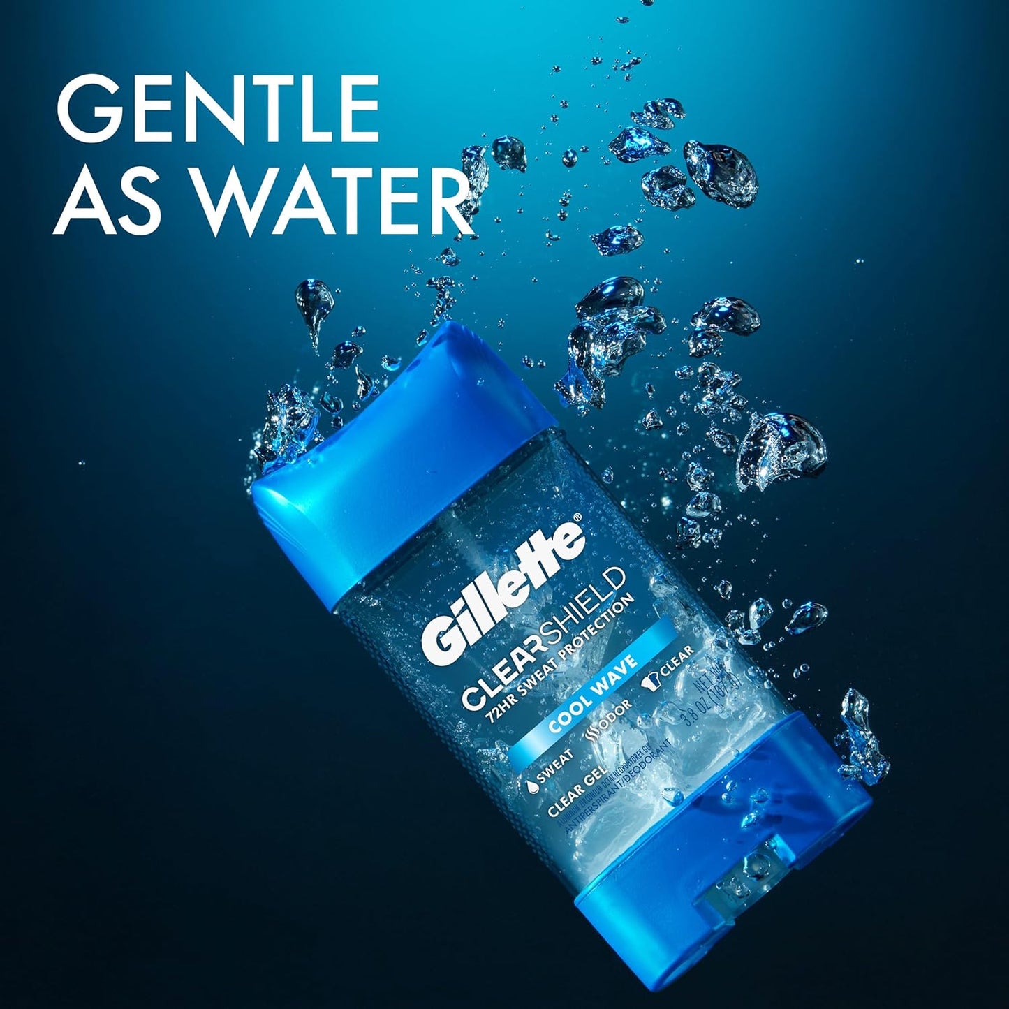 Gillette Clear Gel Anti-Perspirant & Deodorant - Long-Lasting Freshness | Pack of 6