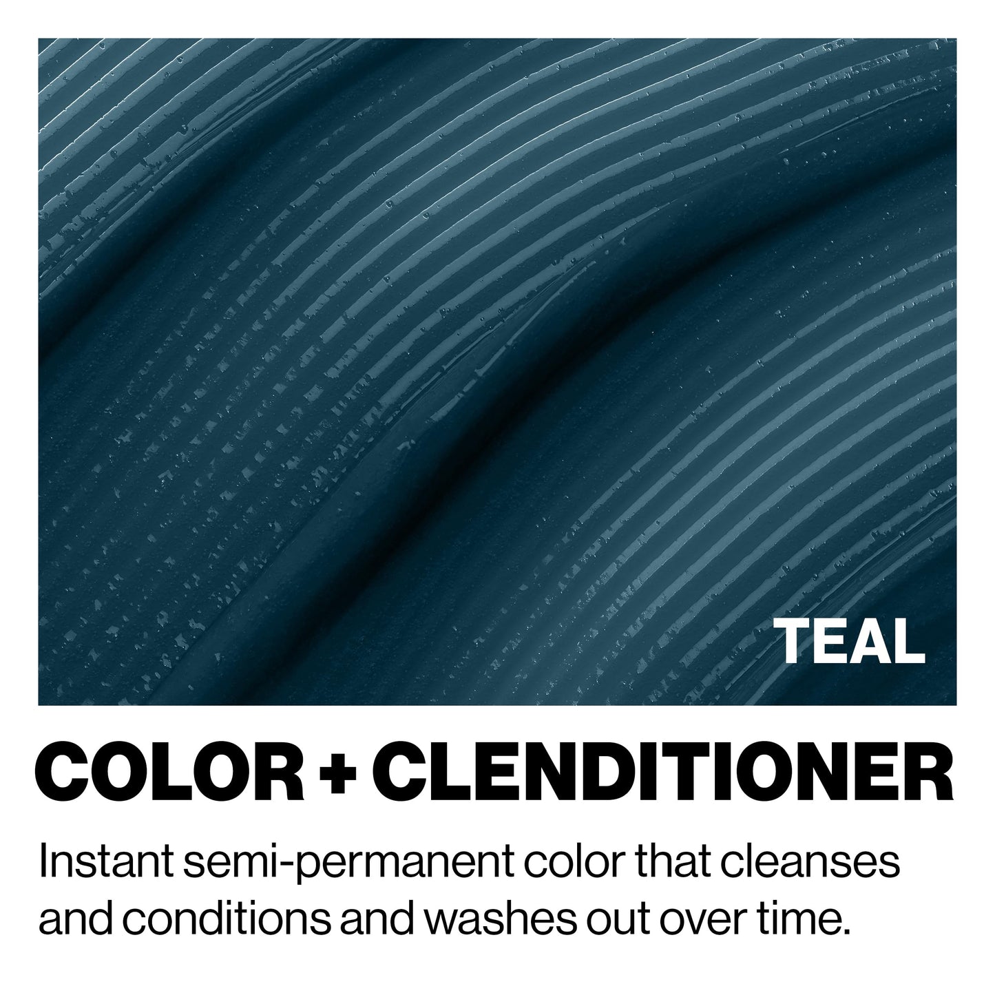 Keracolor Clenditioner TEAL Hair Dye - Semi Permanent Hair Color Depositing Conditioner, Cruelty-free, 12 Fl. Oz.