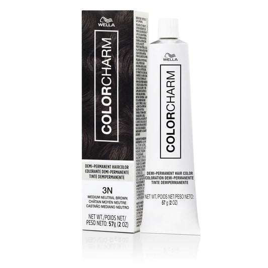 COLORCHARM Demi Permanent Hair Color 3N Medium Neutral Brown Gloss, Refresh and Tone 2 Fl Oz