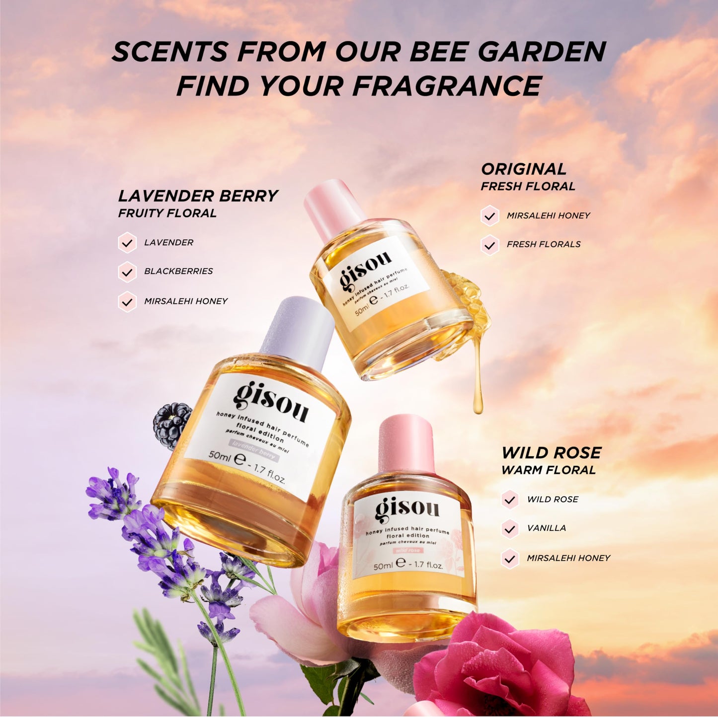 Gisou Honey Infused Hair Perfume (1.7 Fl Oz)