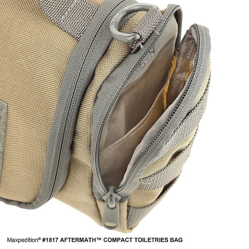 Aftermath Compact Toiletries Bag (Khaki)