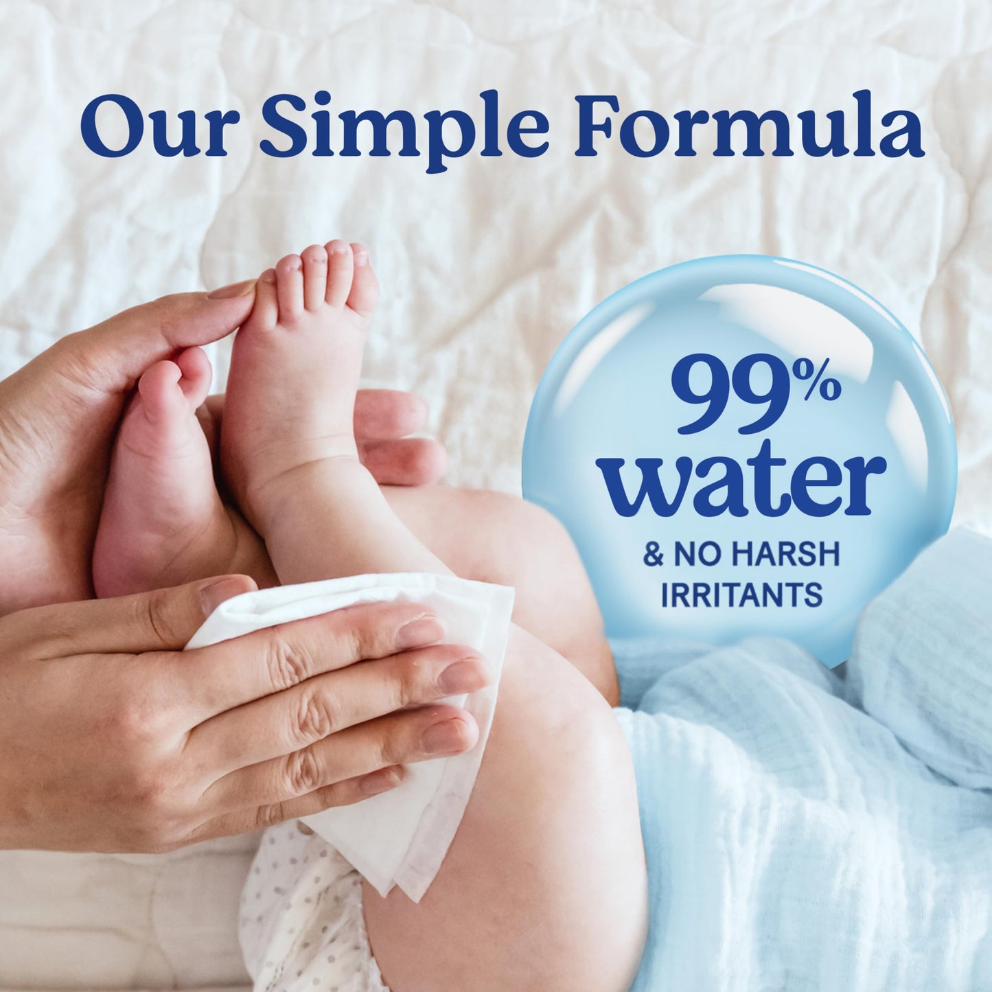 Huggies Skin Essentials Baby Wipes, Hypoallergenic, 99% Water, 10 Flip Top Packs (560 Wipes Total)