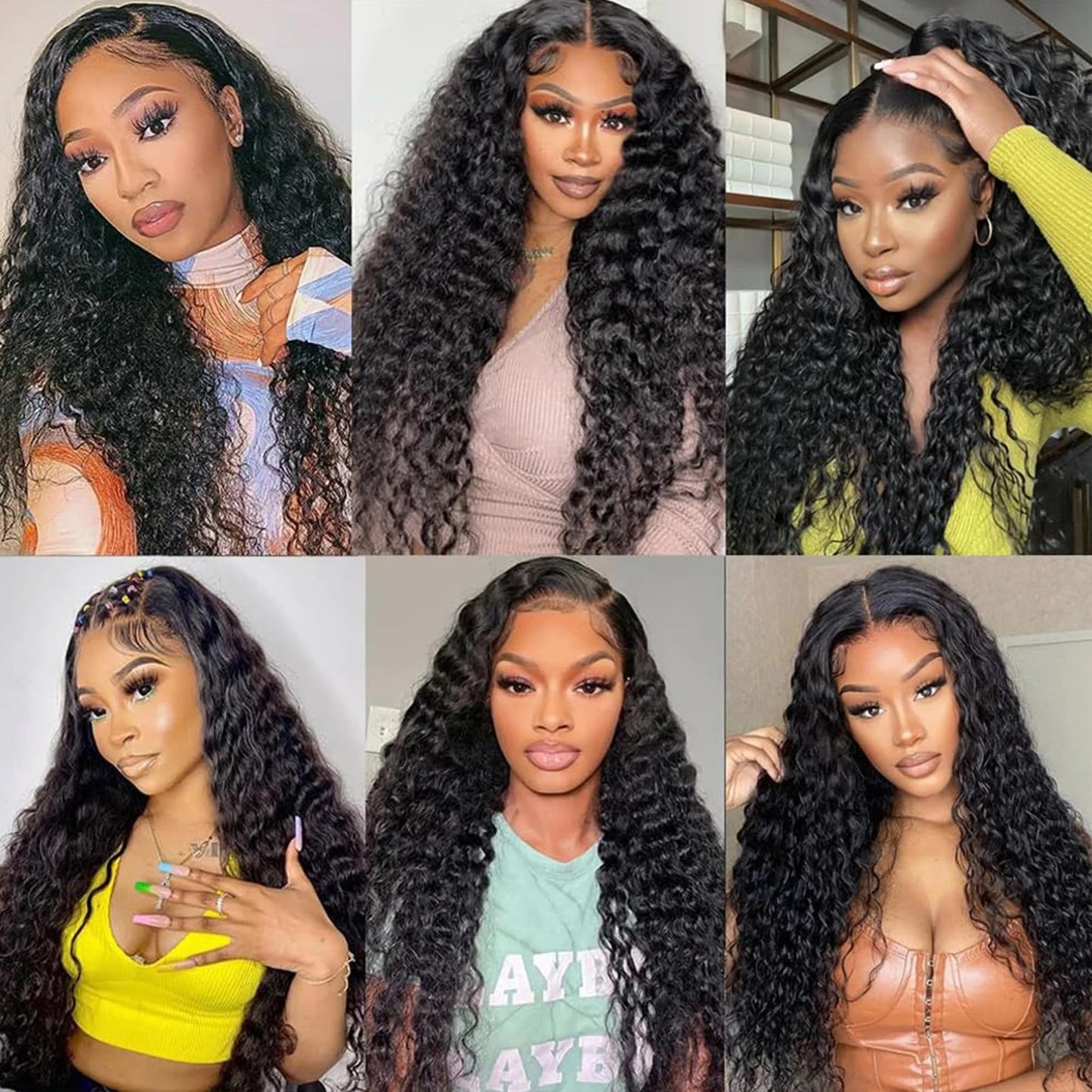 BOKIEOIE Natural Black Bundle Human Hair Unprocessed Brazilian Virgin Water Wave Human Hair Bundles 22 Inch Single Bundle Color #1B Double Weft Hair Extensions 100g Total for Black Women