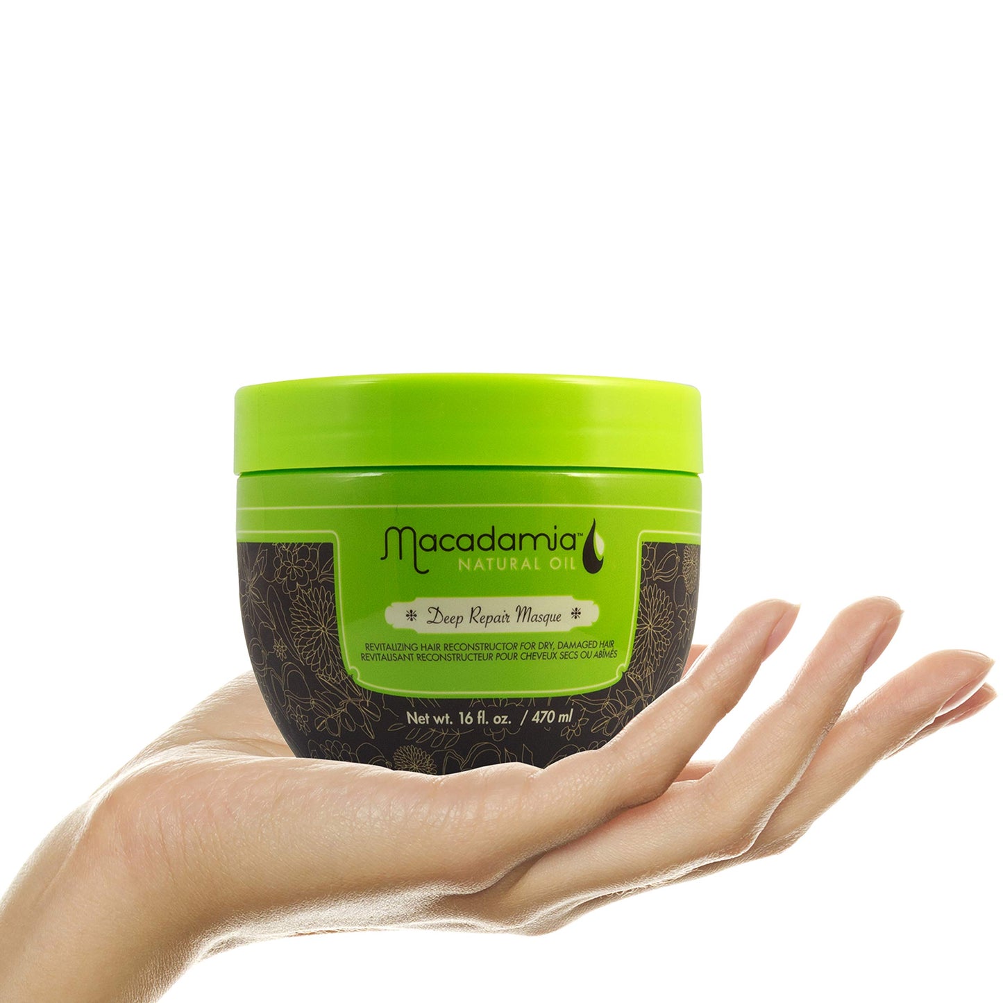 Macadamia Natural Oil Deep Repair Masque – Revitalizing Hair Reconstructor for Dry & Damaged Hair, Intensive Nourishing Hair Mask, 16 fl oz