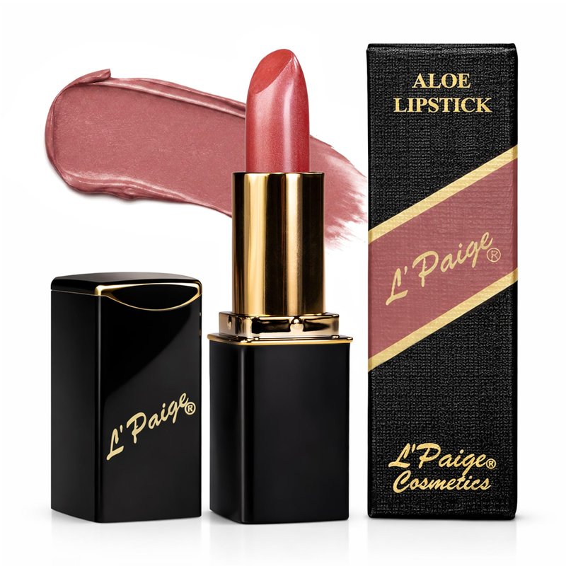 L’Paige L19 – MOCHA Designer Lipstick | Aloe Vera-Based, Long-Lasting, Moisturizing | Rosy Brown with Smooth Satin Finish