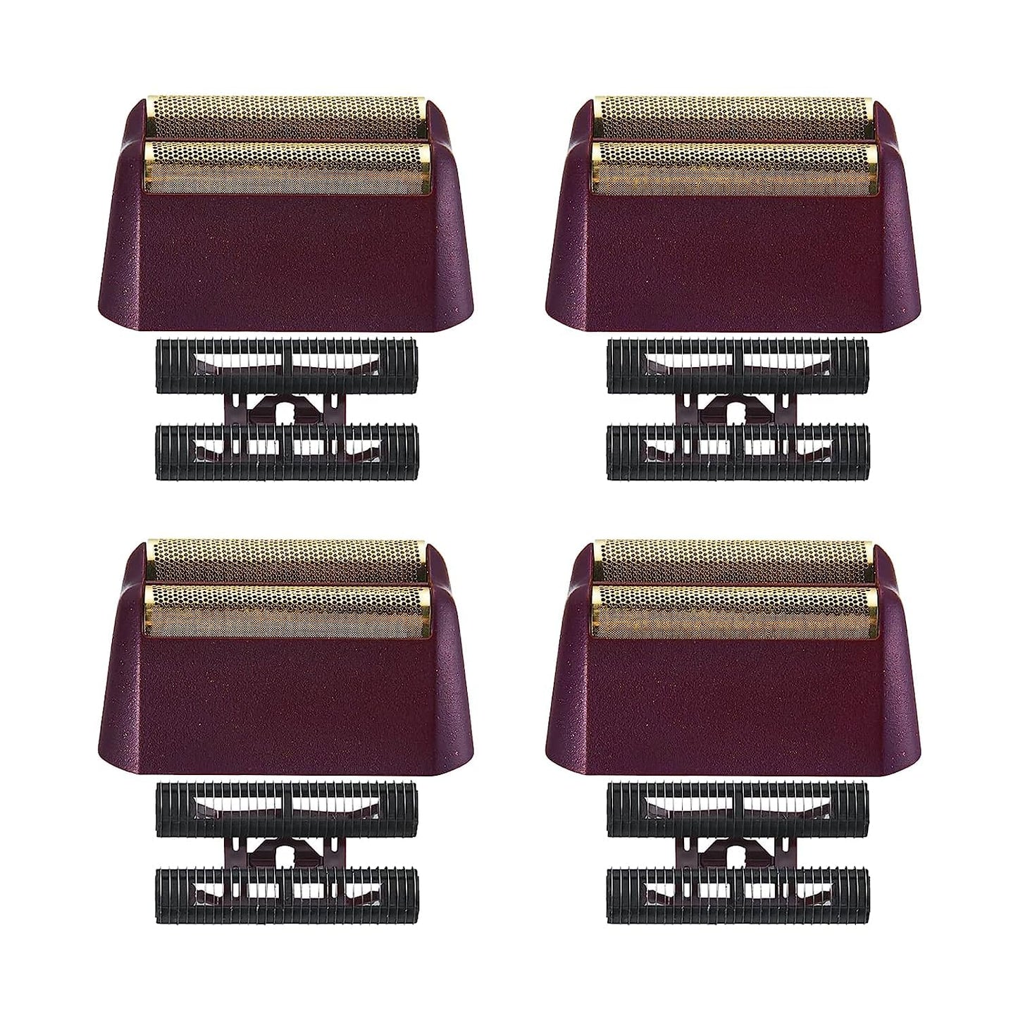 Replacement Heads for Men, 5 Star Series Finale Razor Replacement Foil and Bar Assembly Compatible with wahl Foil 7031-100,7043-100 Shave Replacement Head, 4 Packs (Red)
