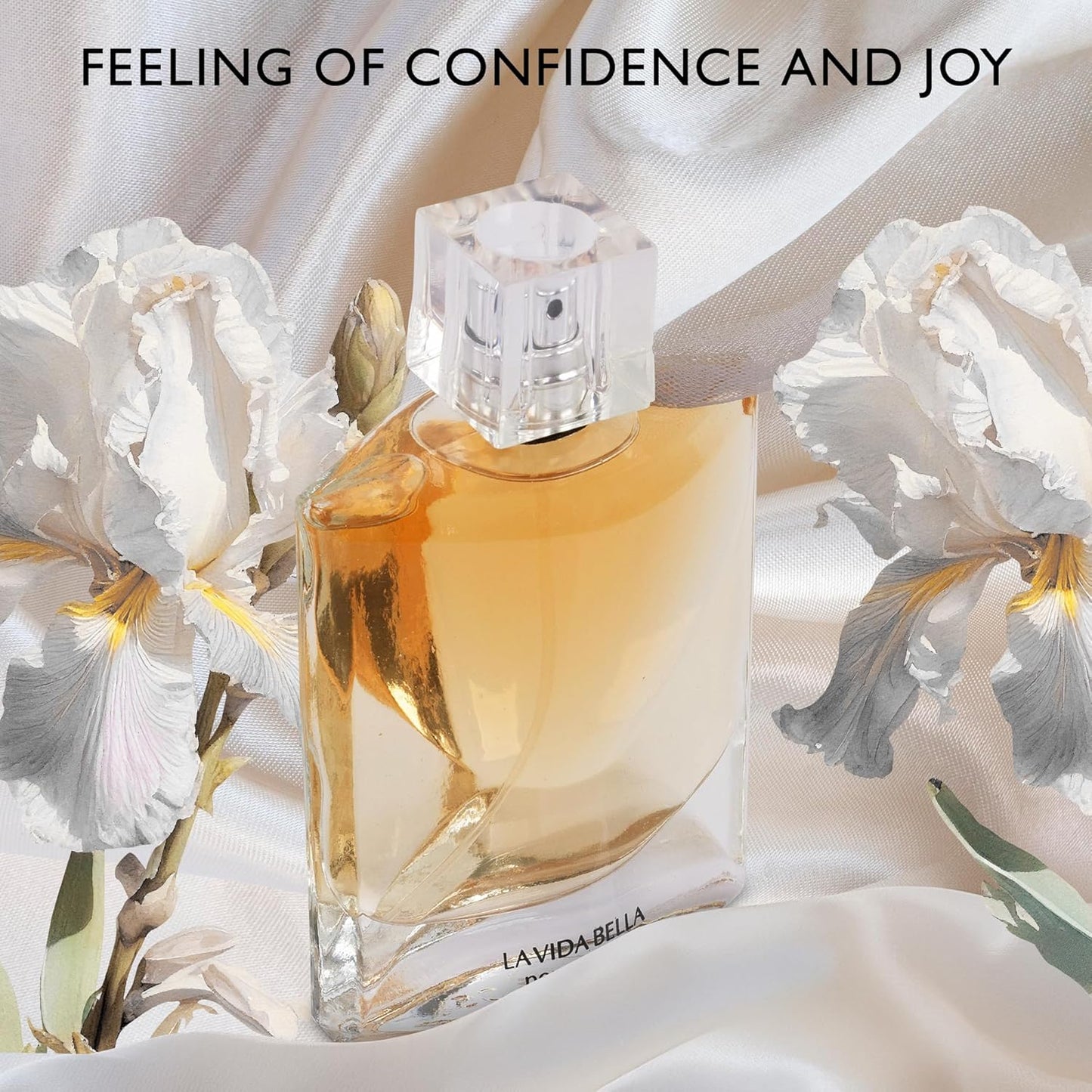 La Vida Bella Eau De Parfum for Women | Floral Fruity Fragrance - Rich Aroma with Iris, Jasmine & Orange Blossom - 3.4 Fl Oz (100ml)
