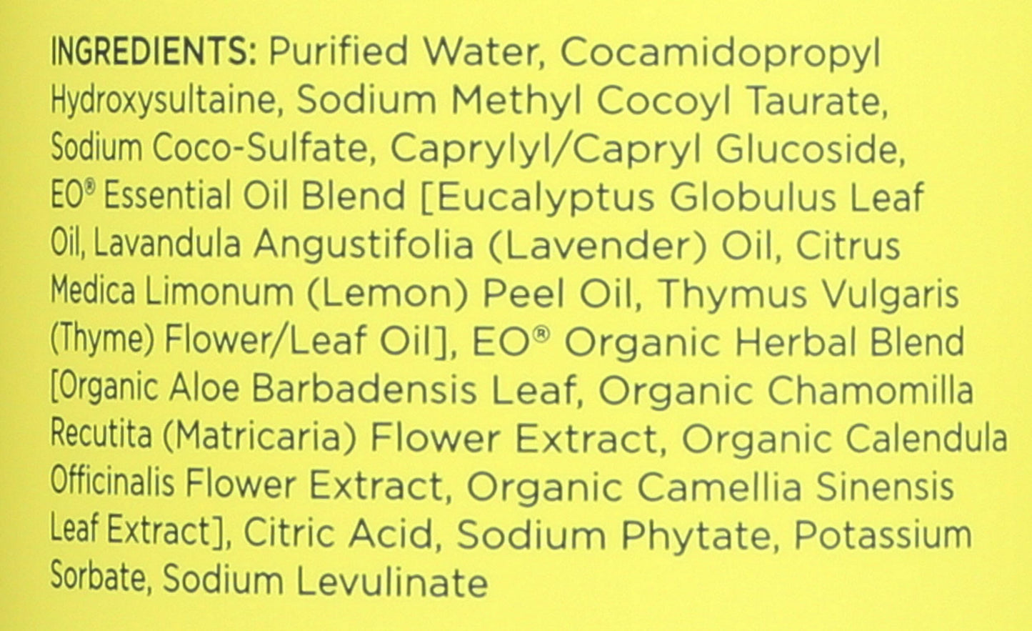 EO, Hand Soap Lemon Eucalyptus, 12 Fl Oz